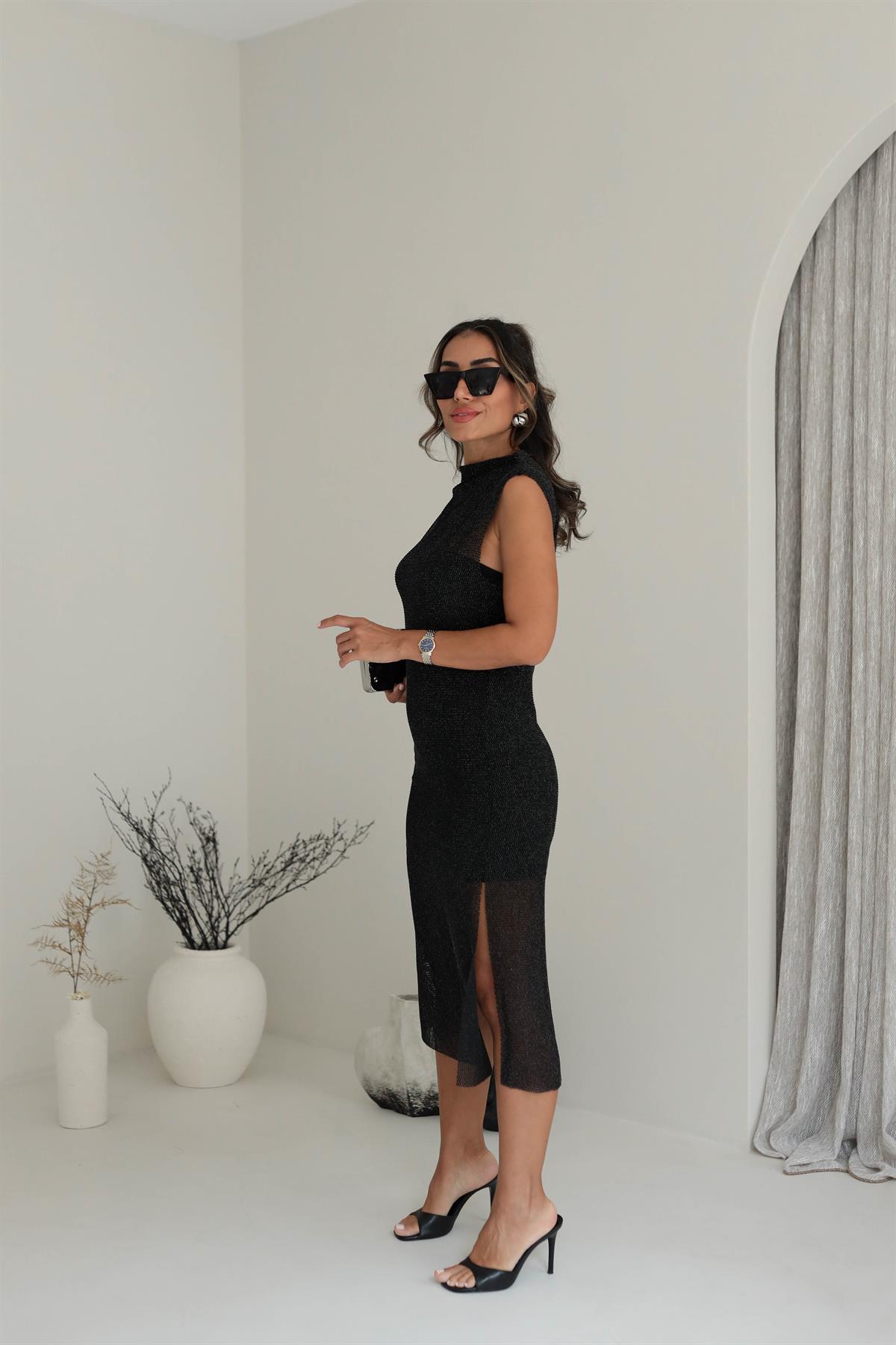 9167 Simli Ajurlu Astarlı Elbise