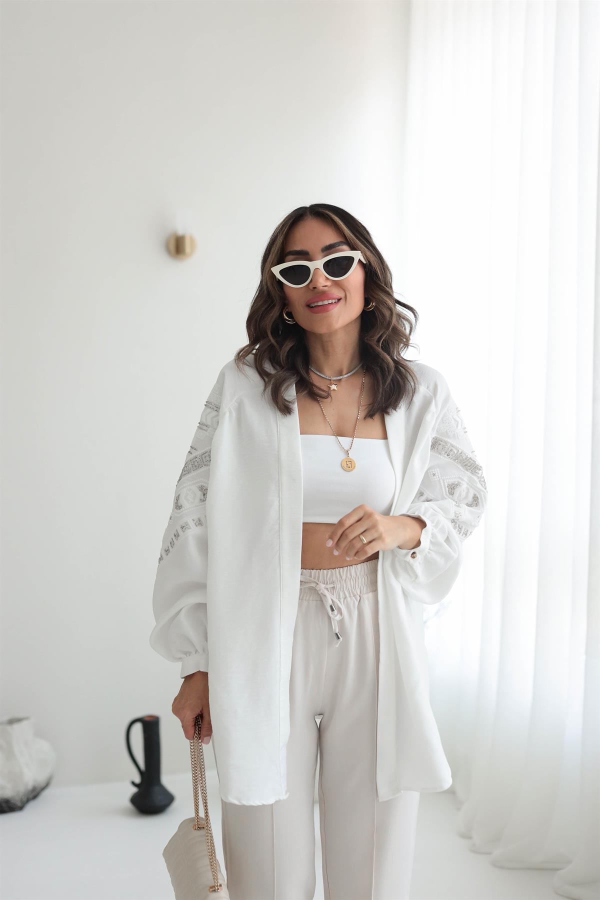 5721 Pul Detaylı Kimono