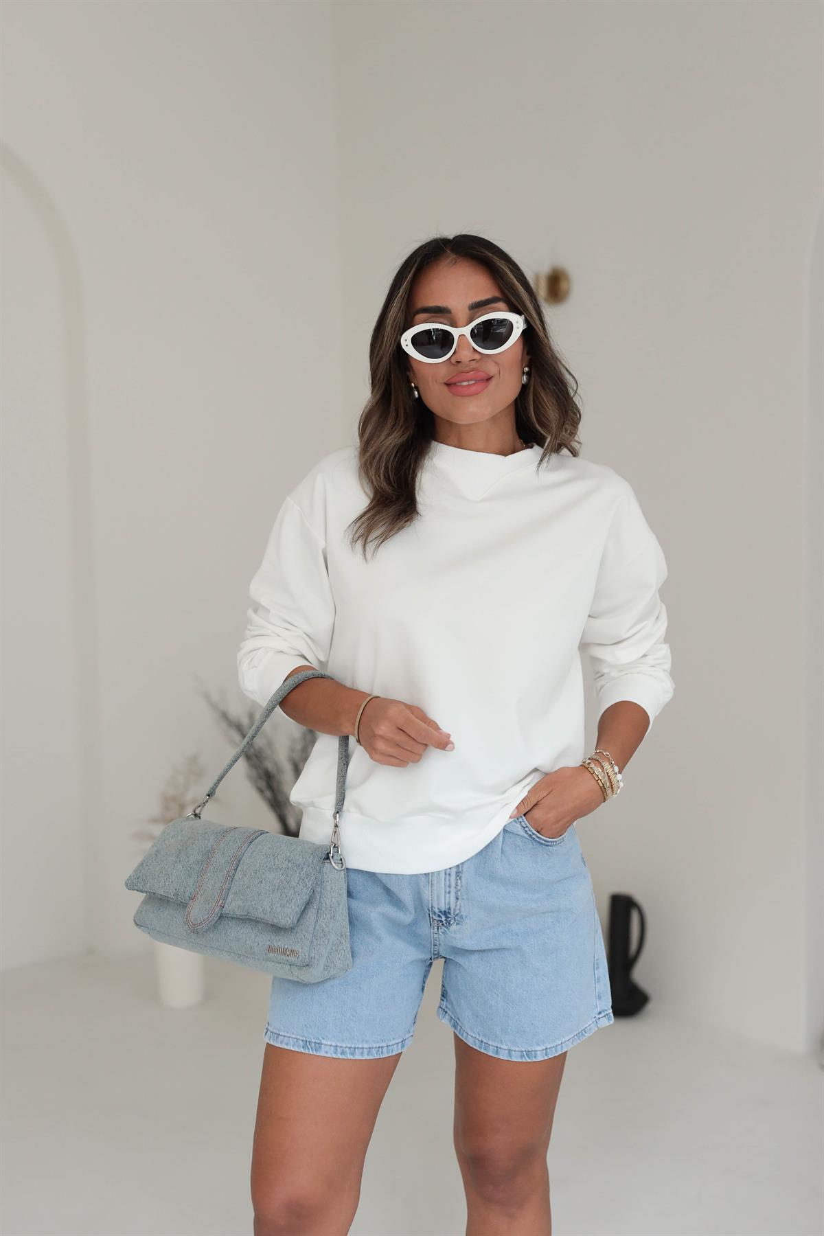 7204 Yumuşak Dokulu Sweatshirt