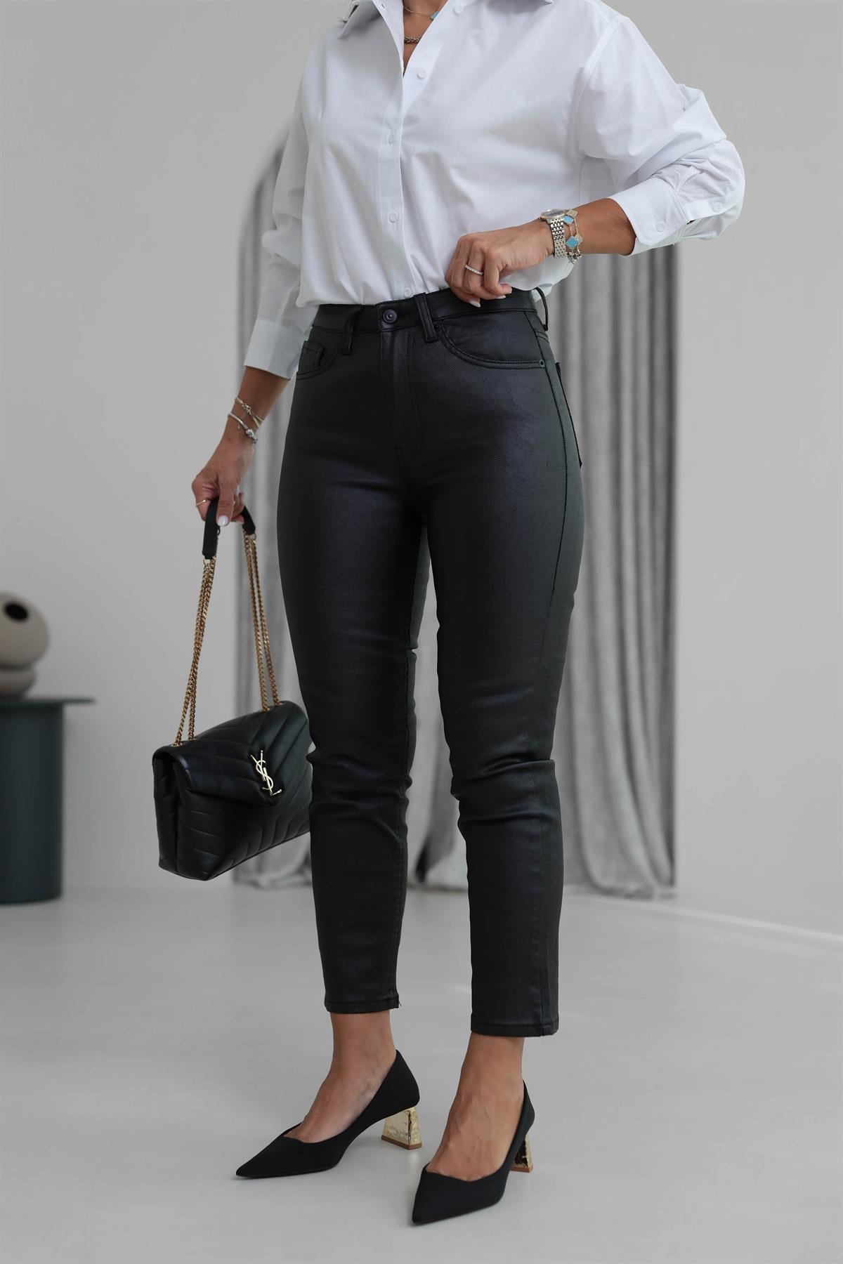 ZA Mumlu Pantolon SİYAH