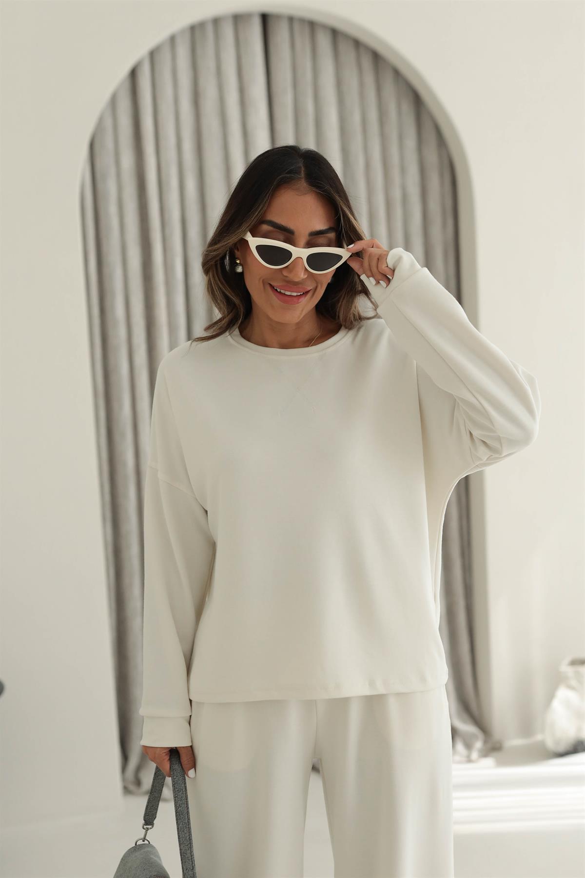 8306 Modal Kumaş Takım EKRU