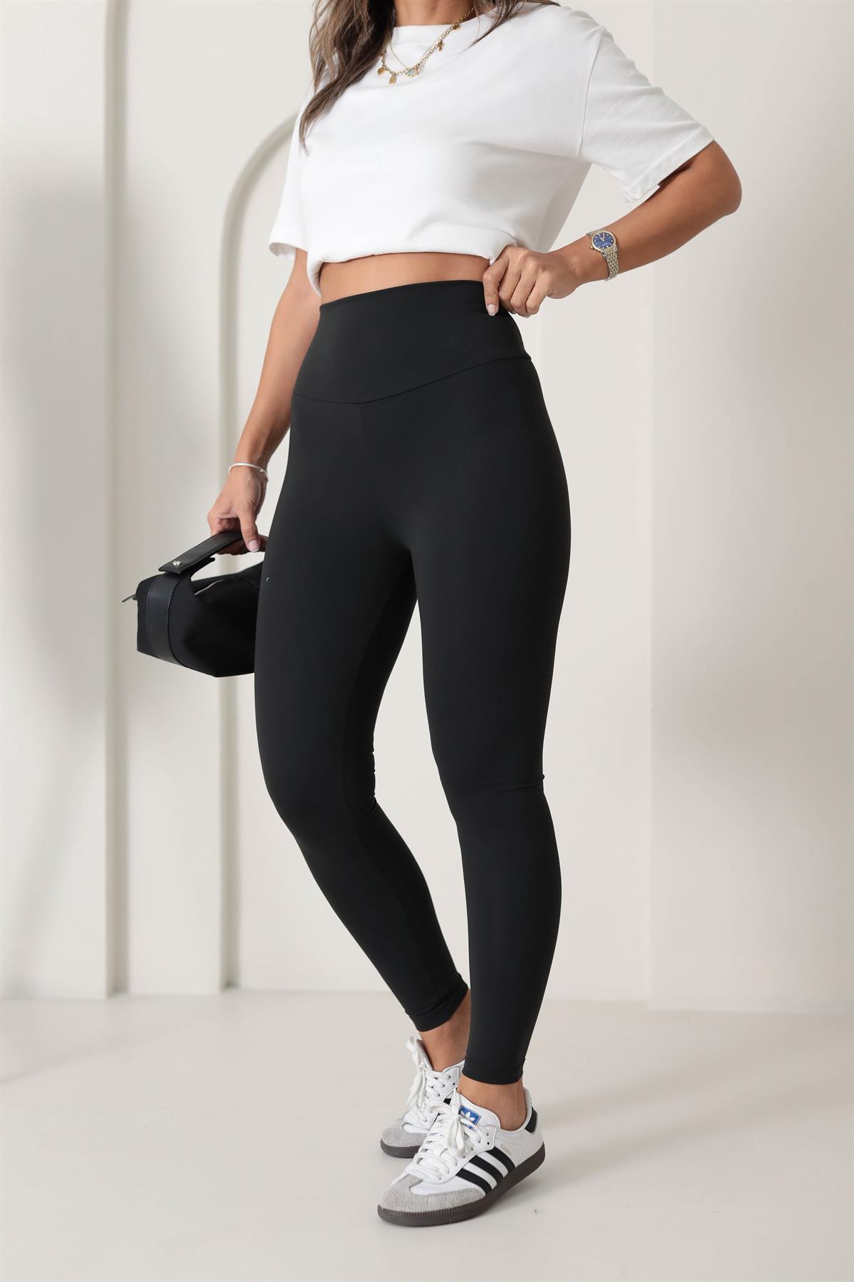 Oys Yüksek Bel Toparlayıcı Tayt SİYAH