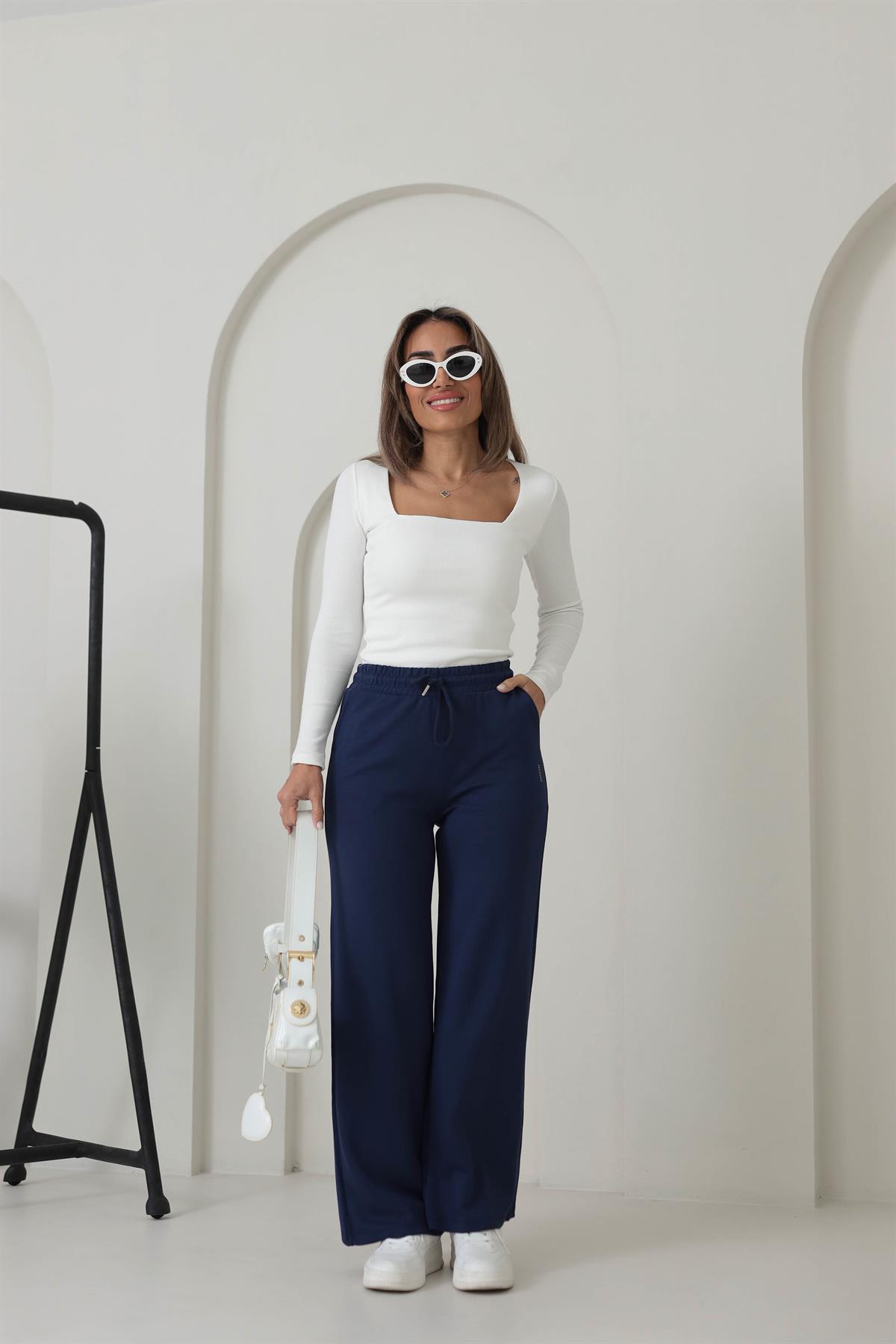 3301 Kare Yaka Kaşkorse Bluz