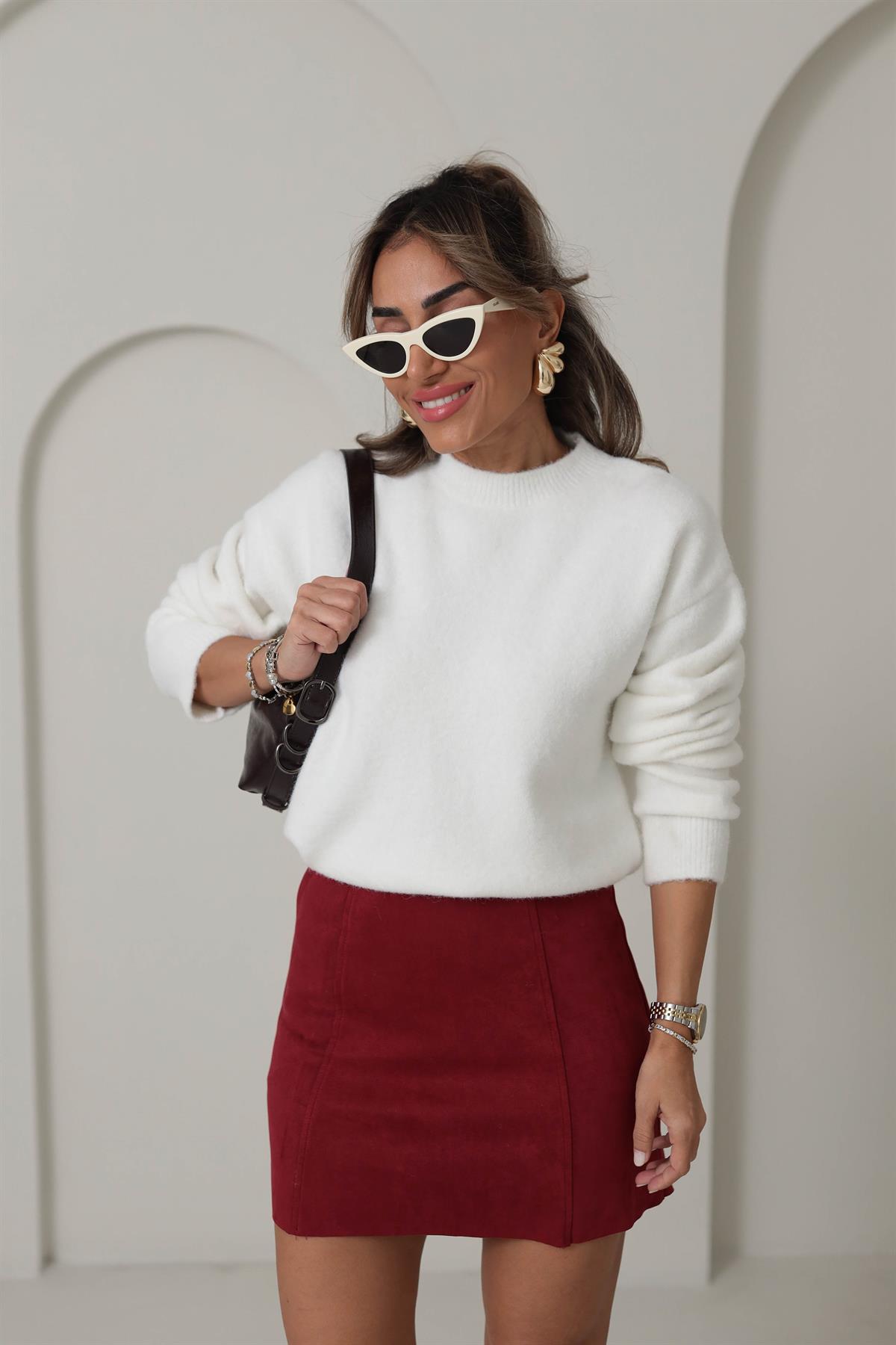 9271 Süet Çan Etek