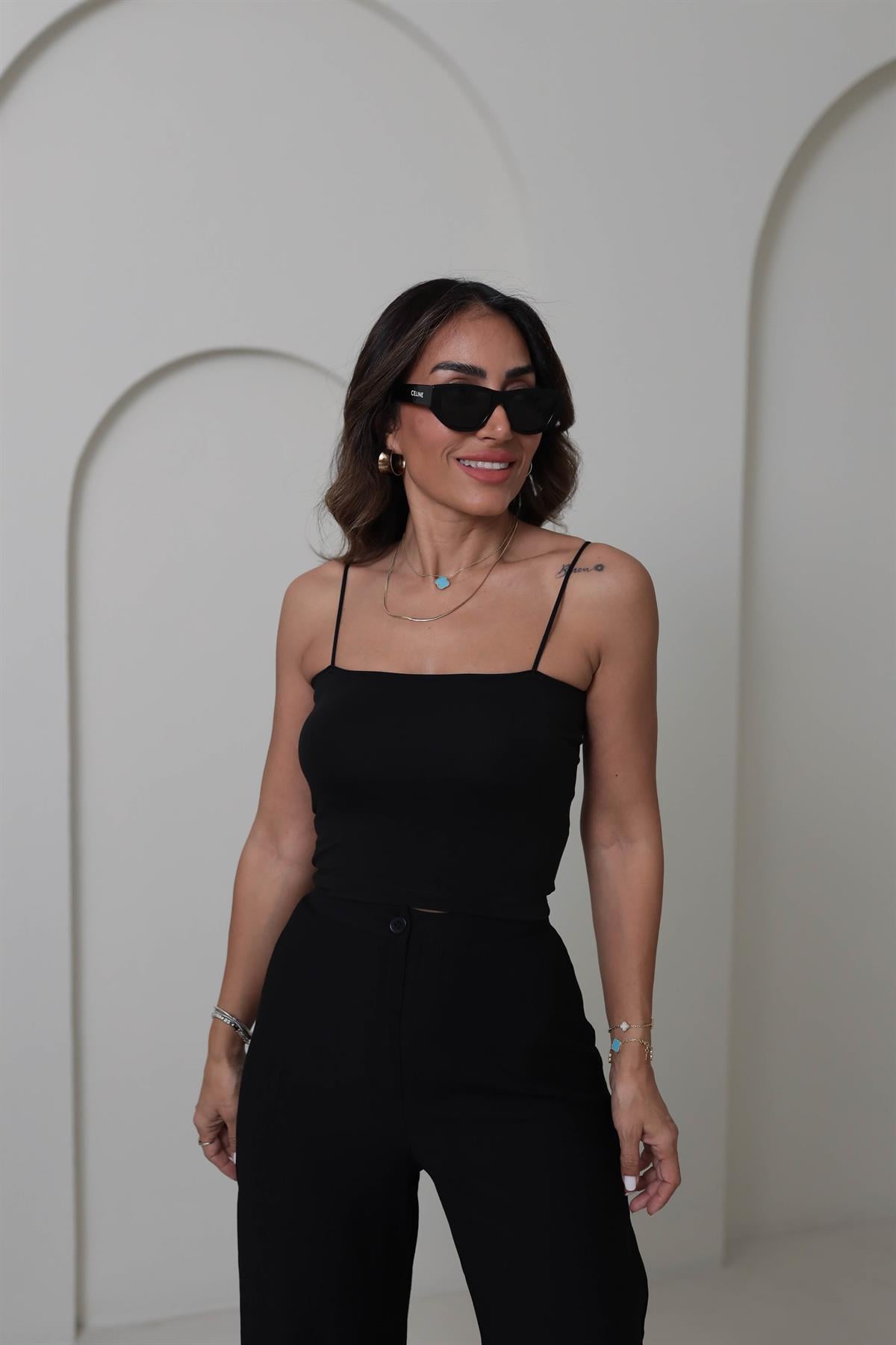 0159 Modal Penye Kuplu Atlet SİYAH