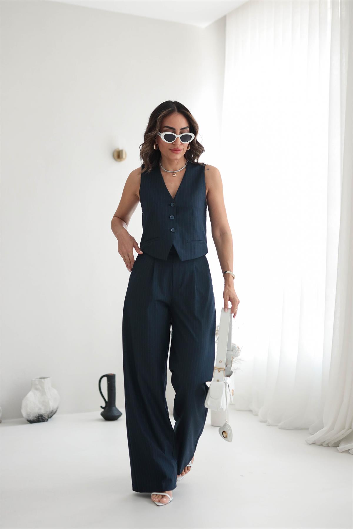 6058 Yelek Pantolon Takım