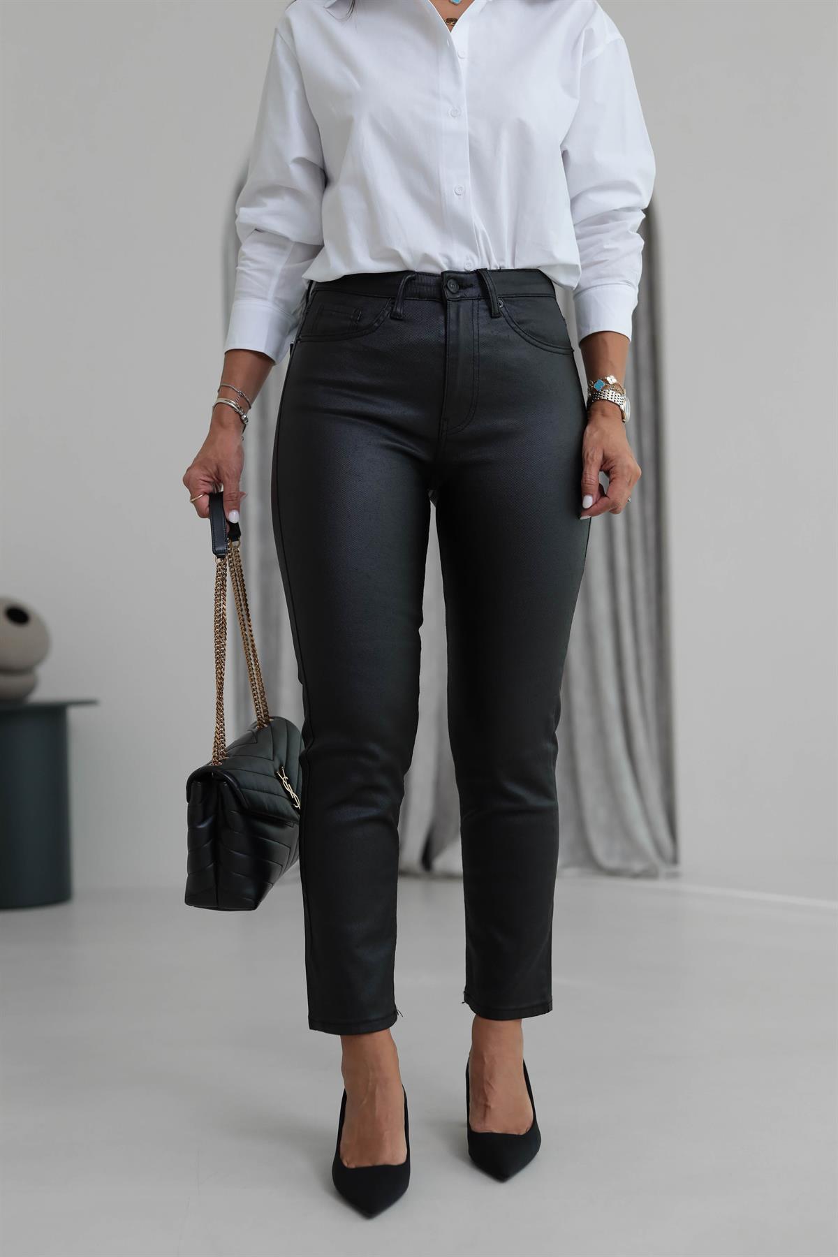 ZA Mumlu Pantolon SİYAH