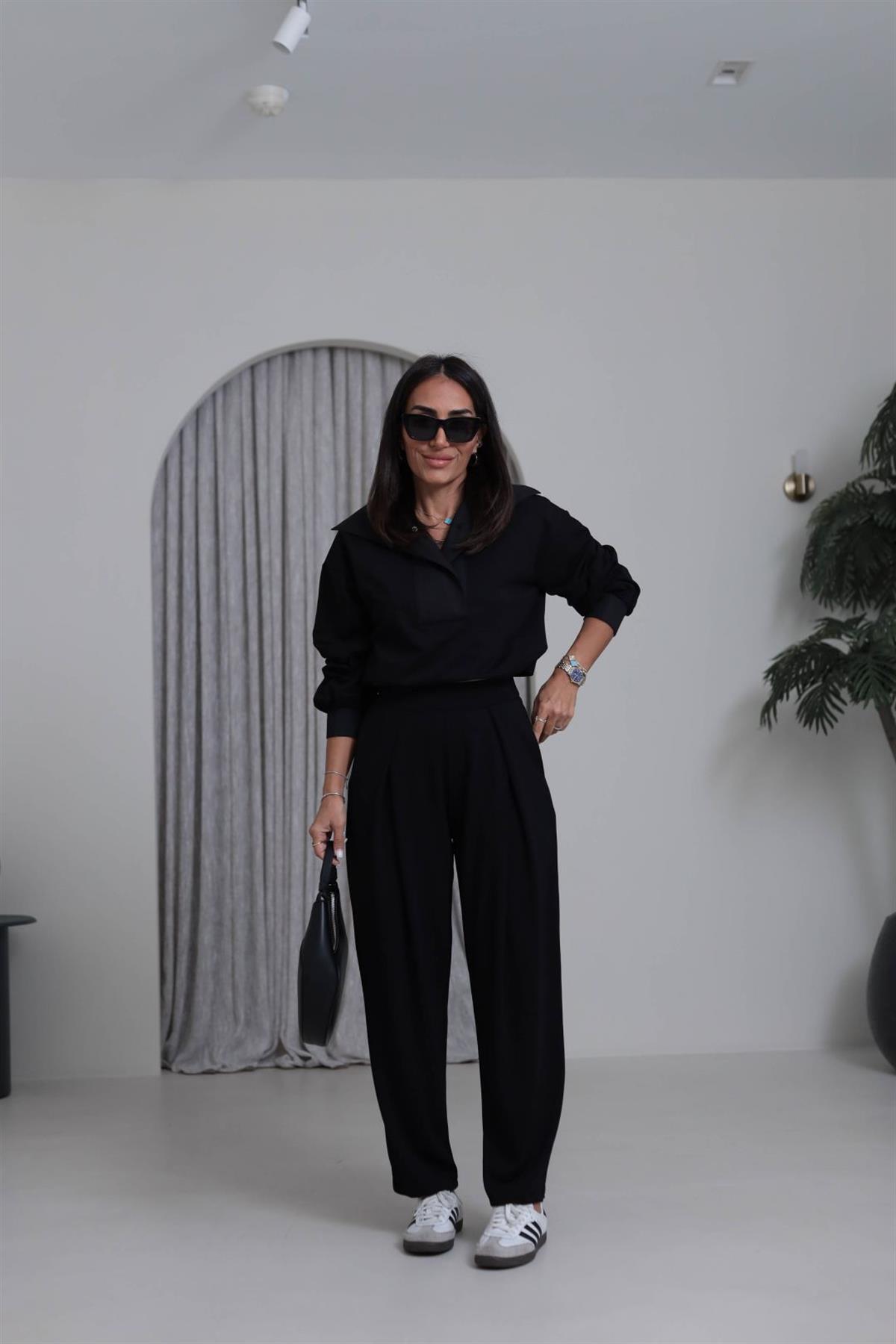 8011 Modal Kumaş Pantolon SİYAH