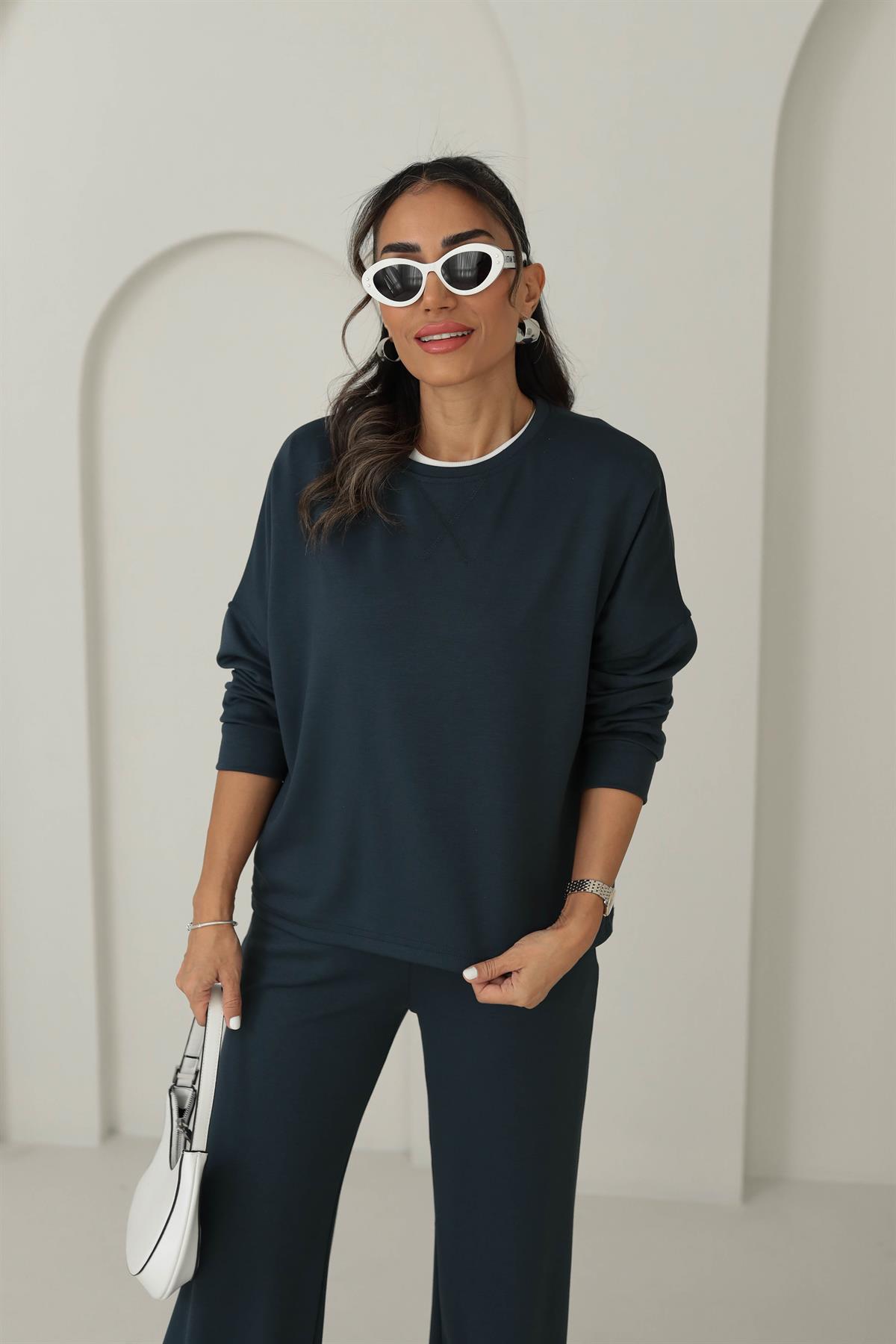 8306 Modal Kumaş Takım ANTRASİT