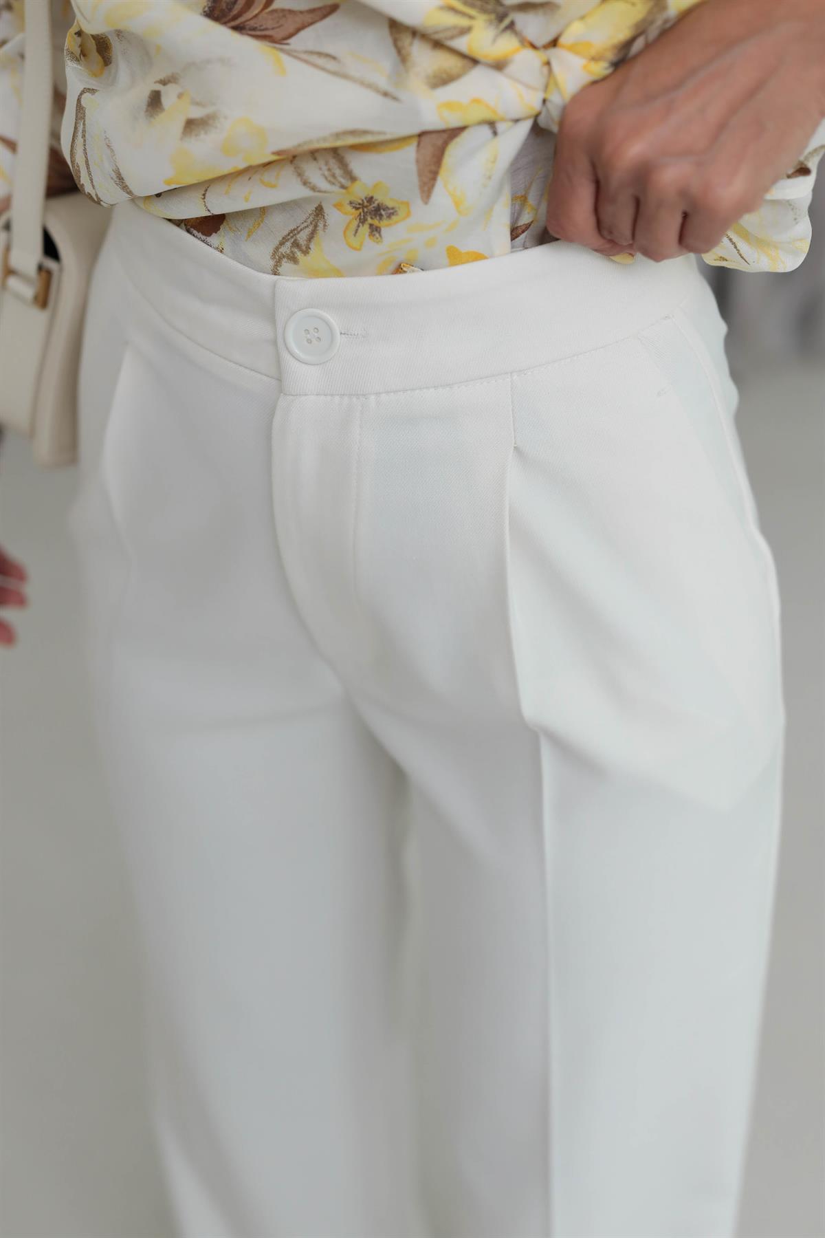 6500 Tok Doku Palazzo Pantolon EKRU