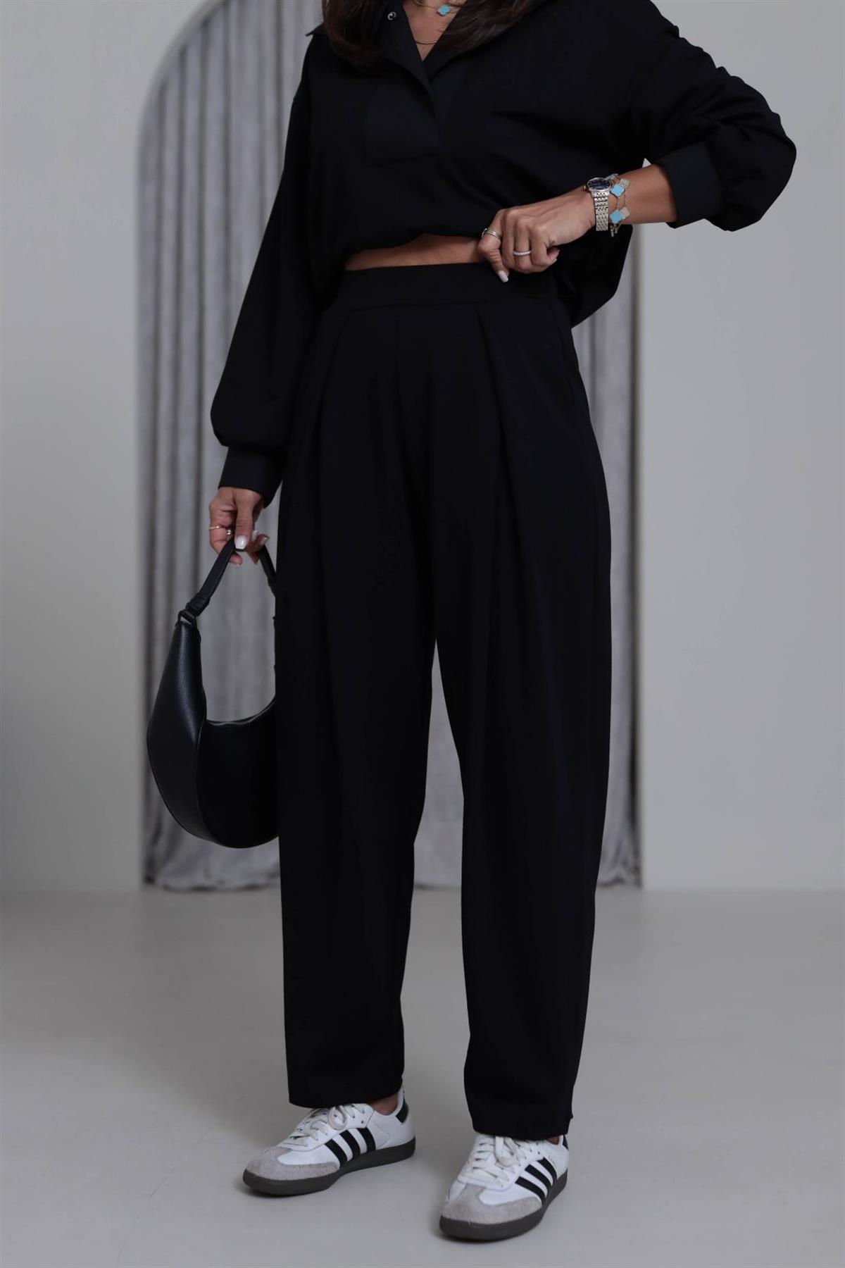 8011 Modal Kumaş Pantolon SİYAH