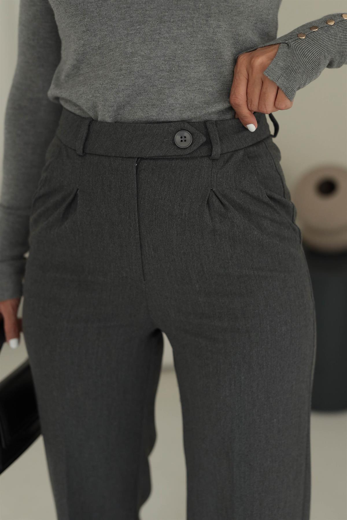 5140 Geniş Paça Kumaş Pantolon