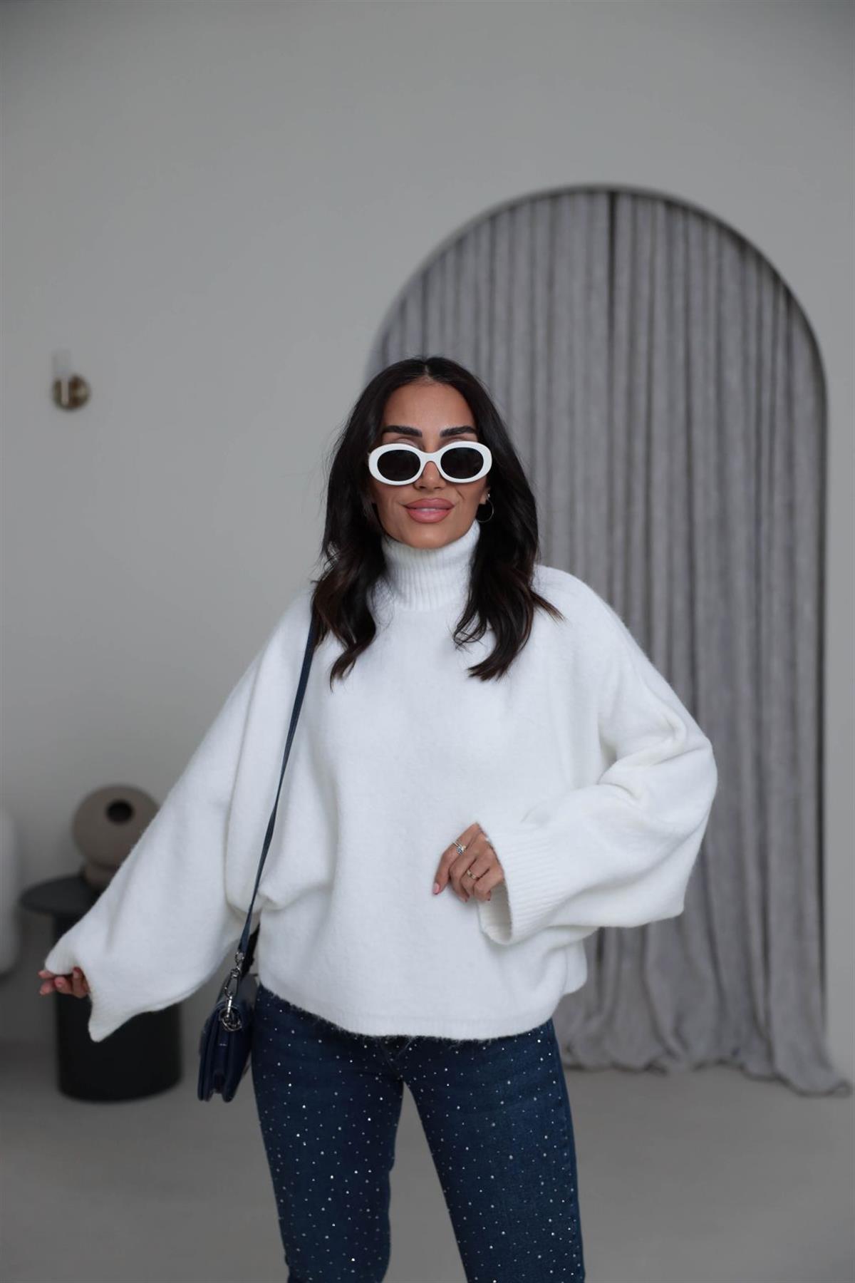 0817  Yarasa Kol Yarım Balıkçı Kazak EKRU