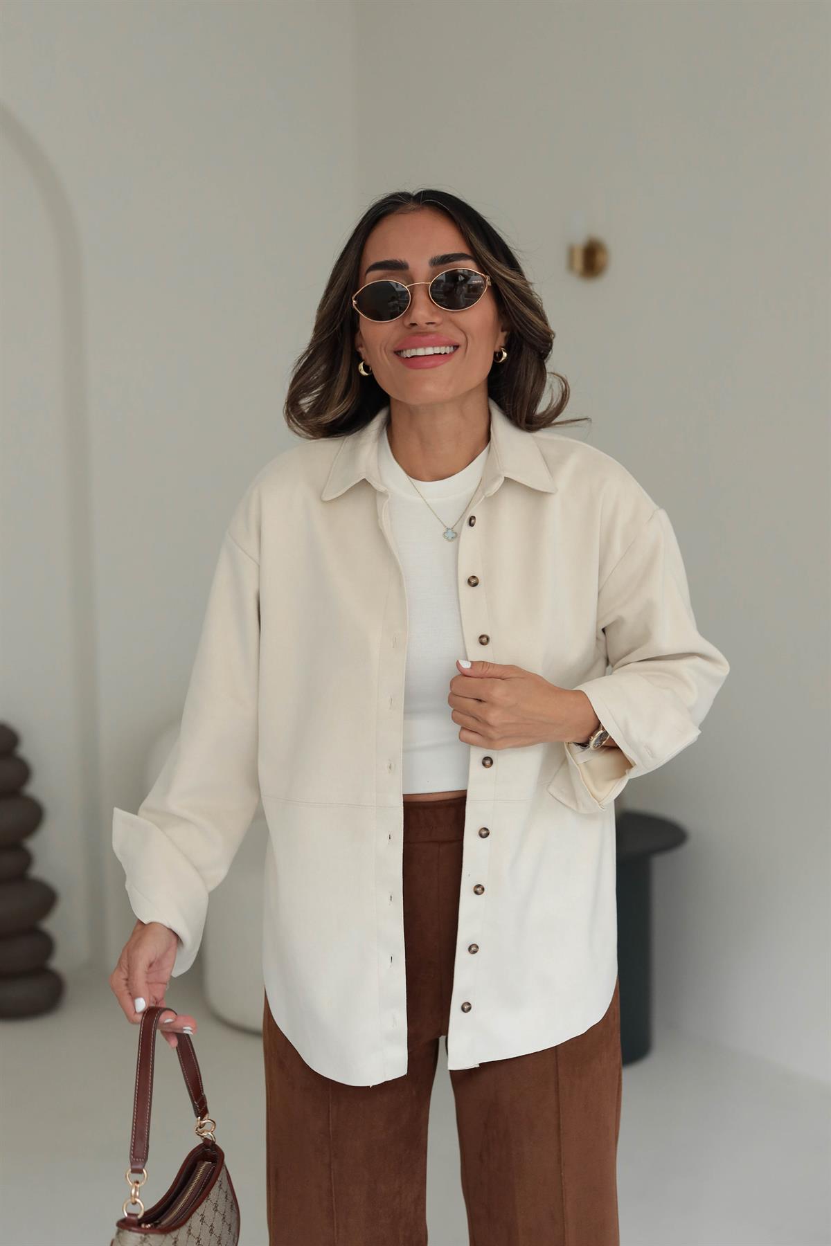 6557 Nubuk Gömlek TAŞ