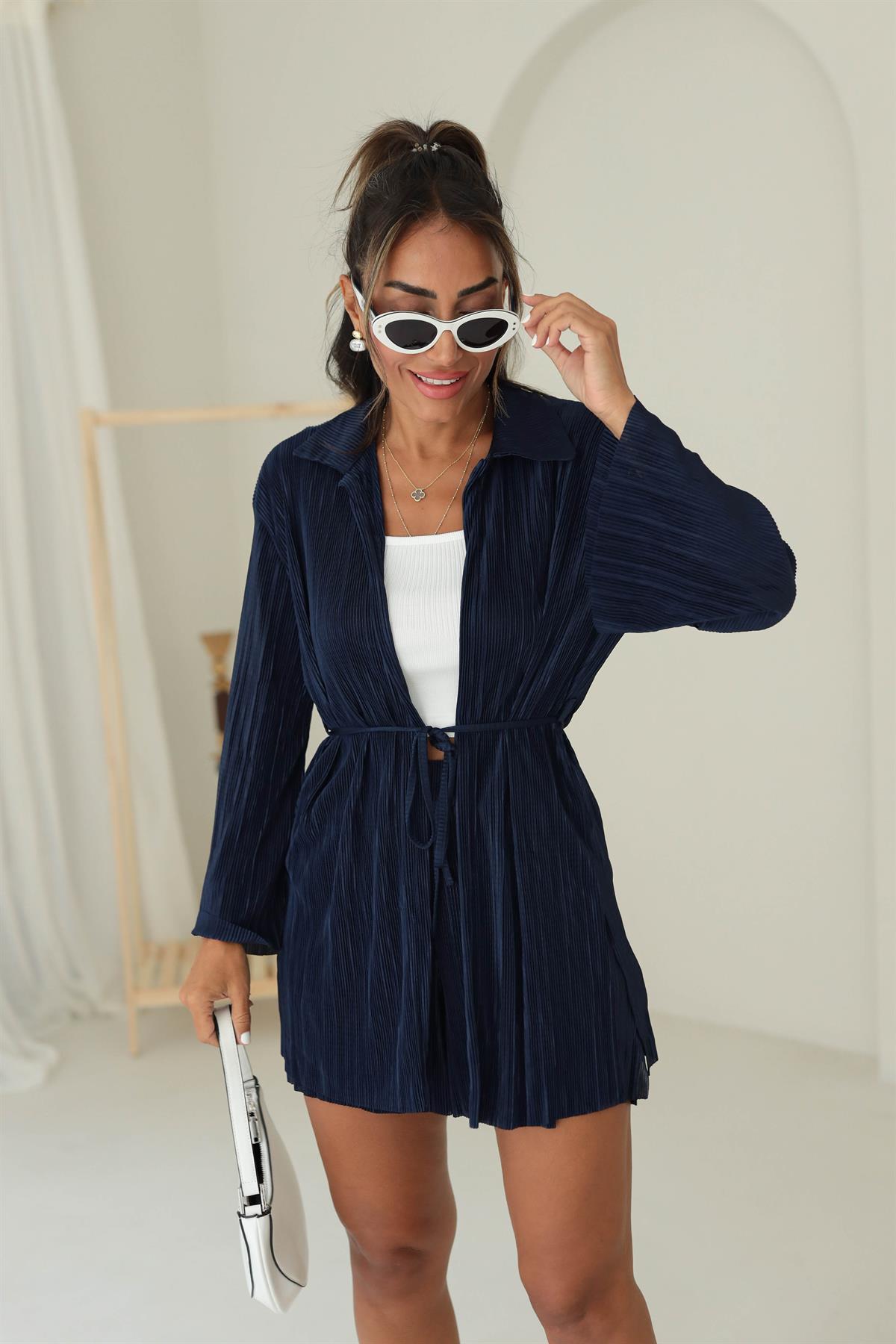 8452 Kimono Şortlu Takım