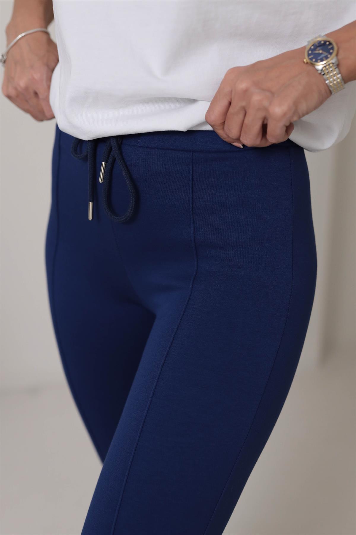 Za Ön Dikiş Detay İspanyol Paça Pantolon LACİVERT
