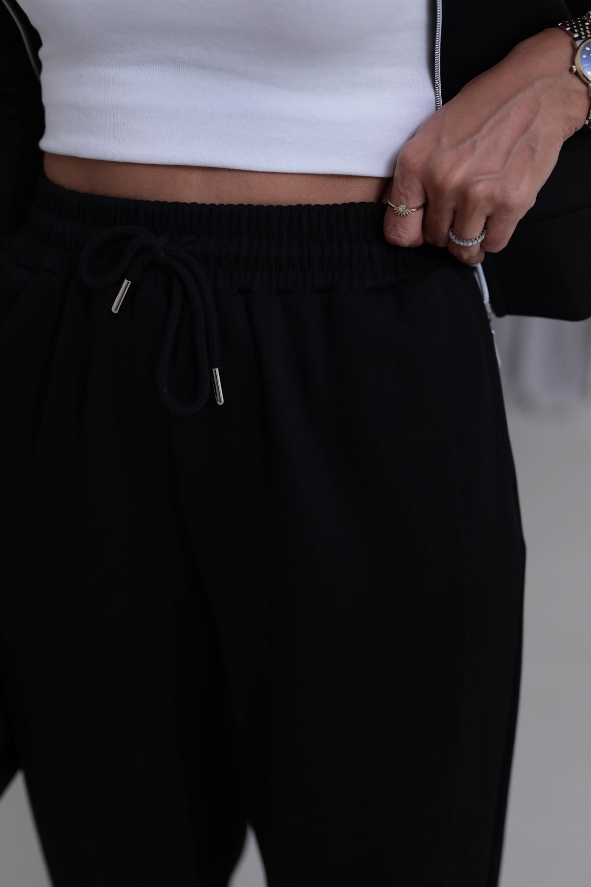 2481 Rahat Kesim Jogger Modal Pantolon SİYAH