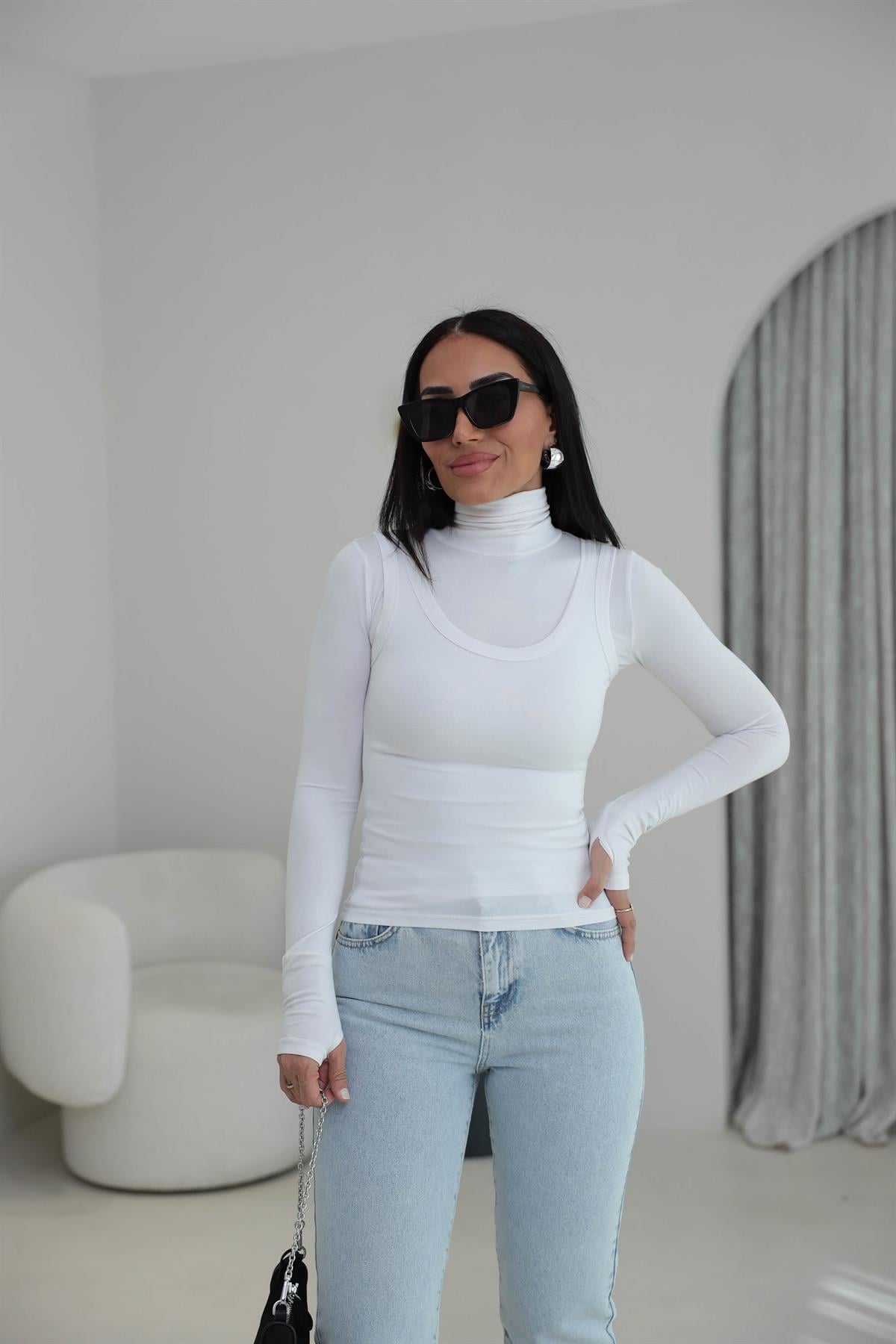 1519 Atletli Modal İkili Body EKRU