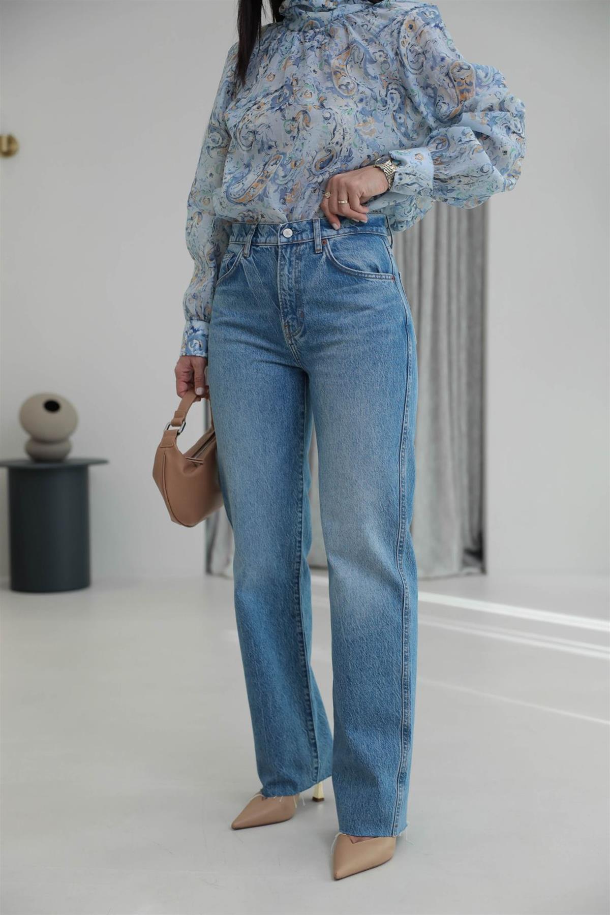 Orj Reform. Wide Leg Jean MAVİ