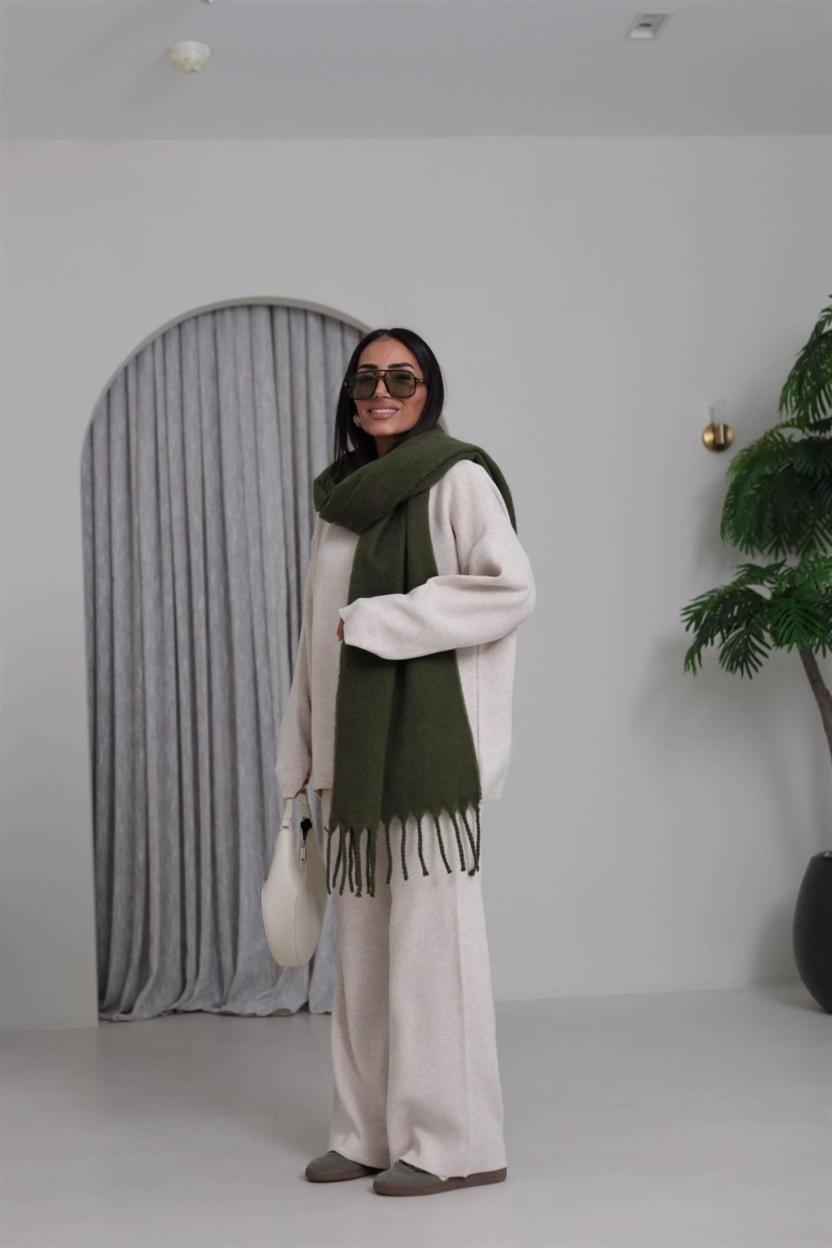 0316 Düz Basic Triko Takım TAŞ