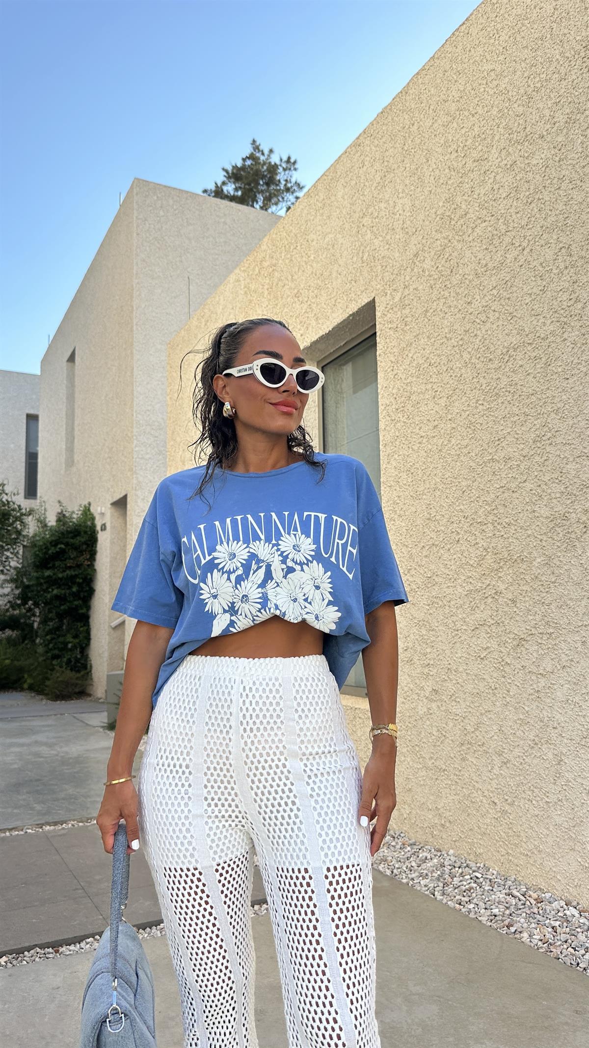 0268 Çiçek Baskılı Tshirt