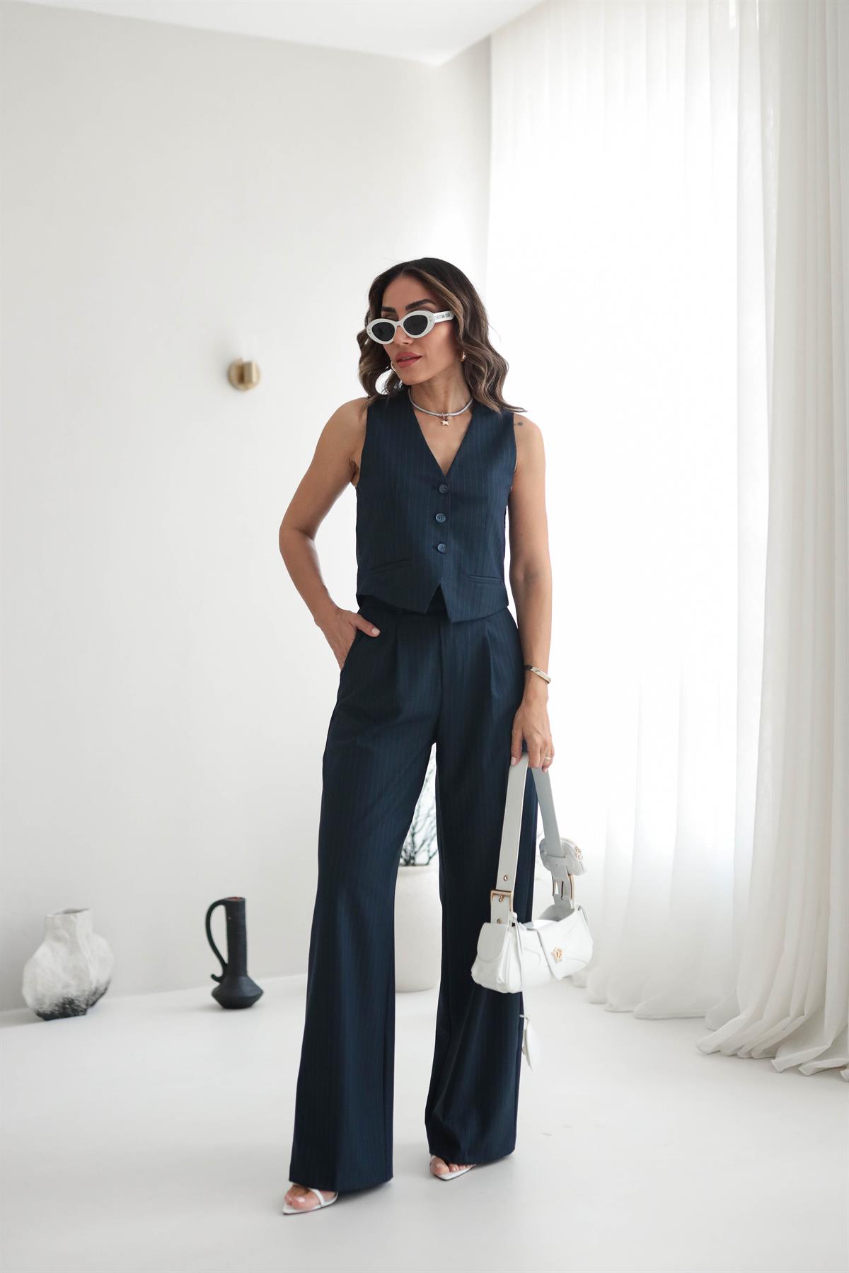 6058 Yelek Pantolon Takım