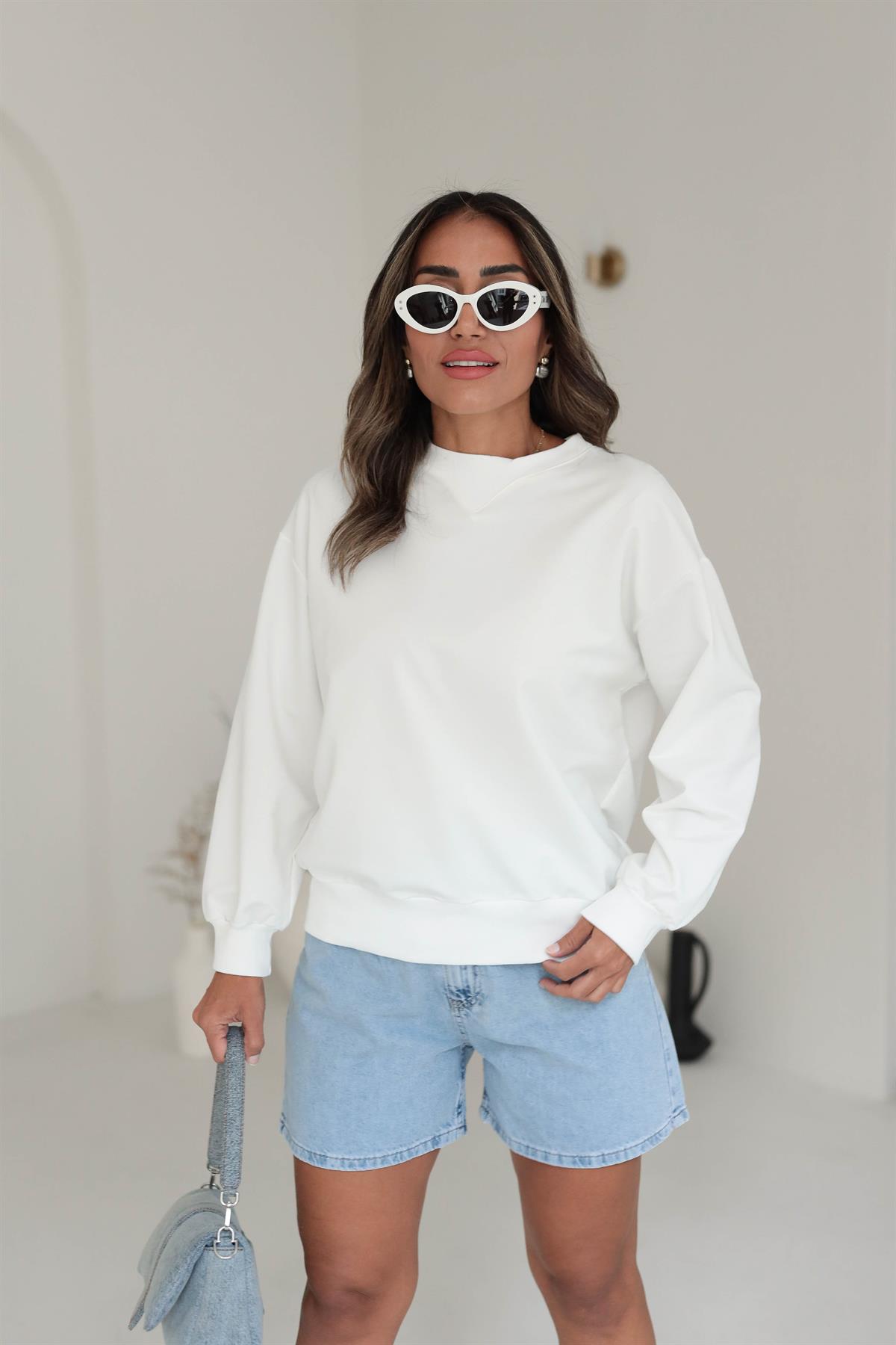 7204 Yumuşak Dokulu Sweatshirt