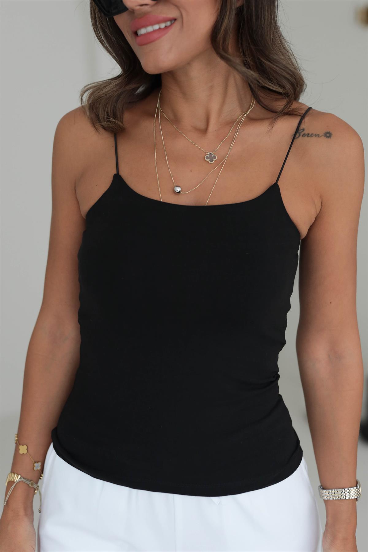 İp Askılı Penye Atlet