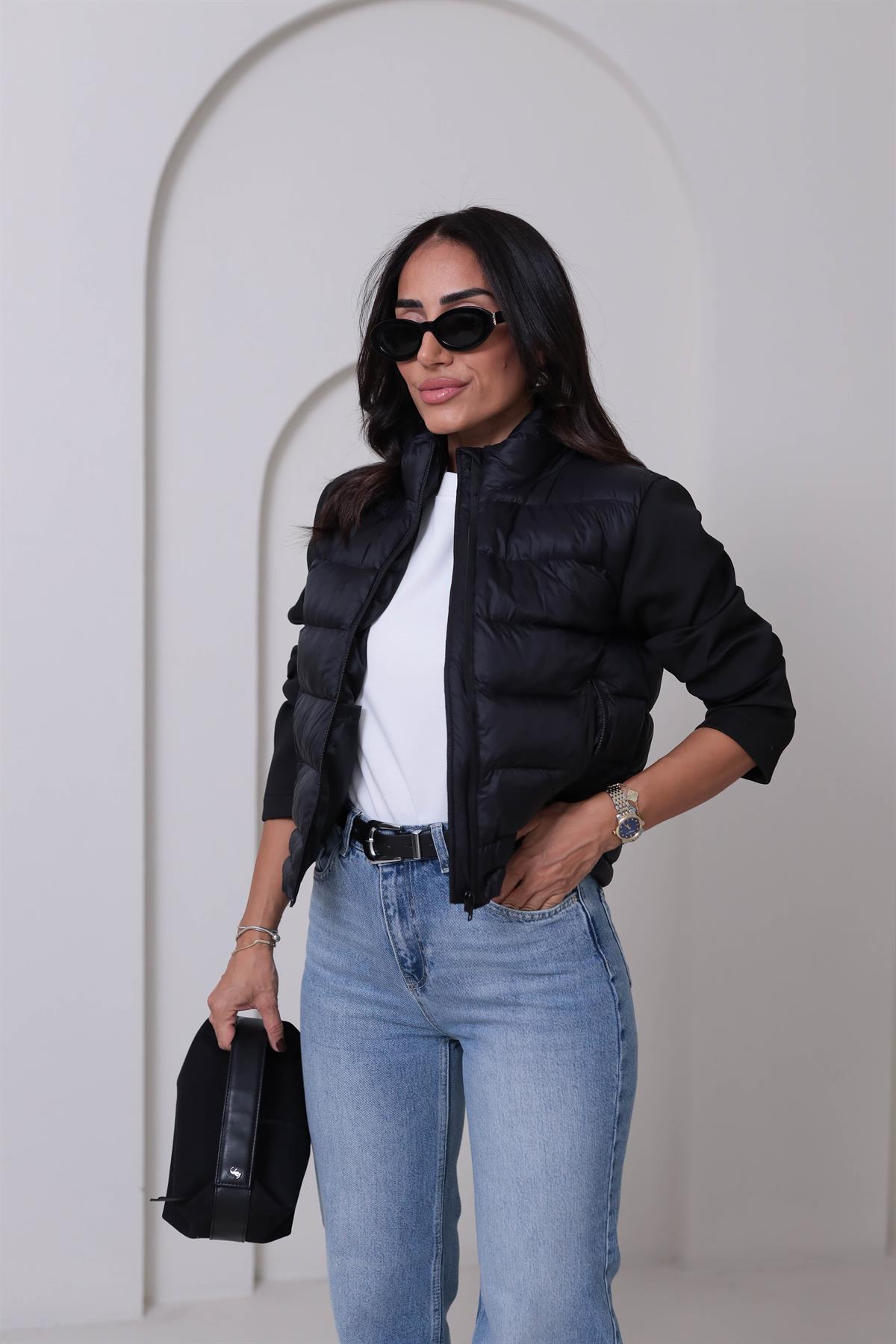 Şişme Hybrid Mont SİYAH