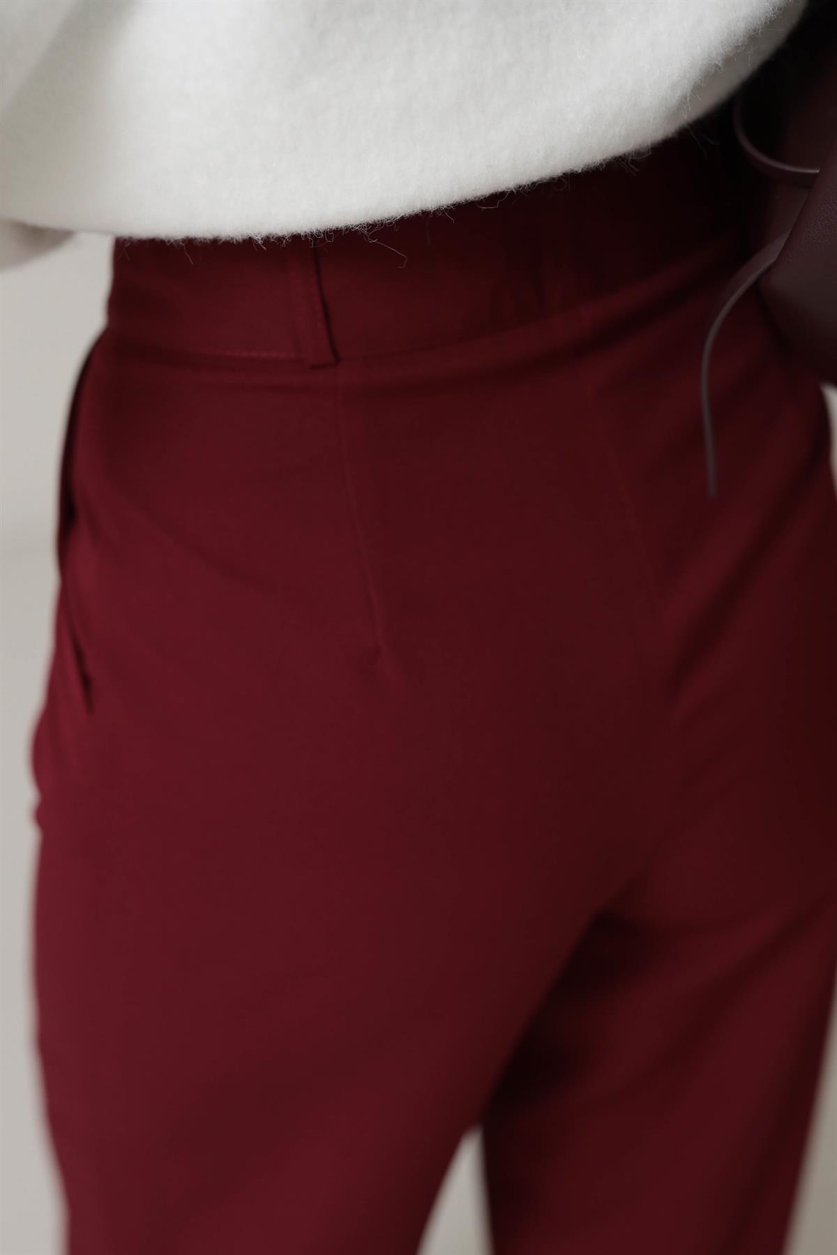 2300 Palazzo Pantolon BORDO