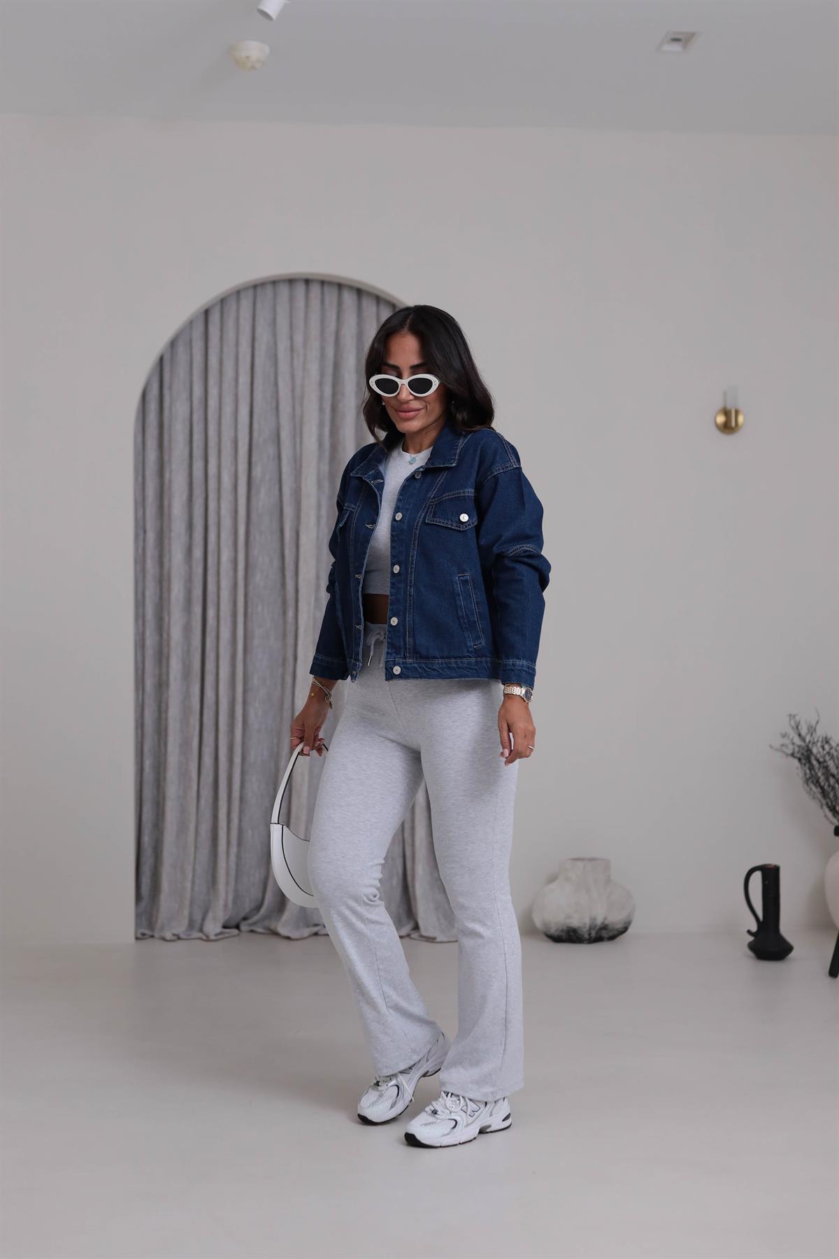 3630 Flota Cepli Kot Ceket KOYU MAVİ