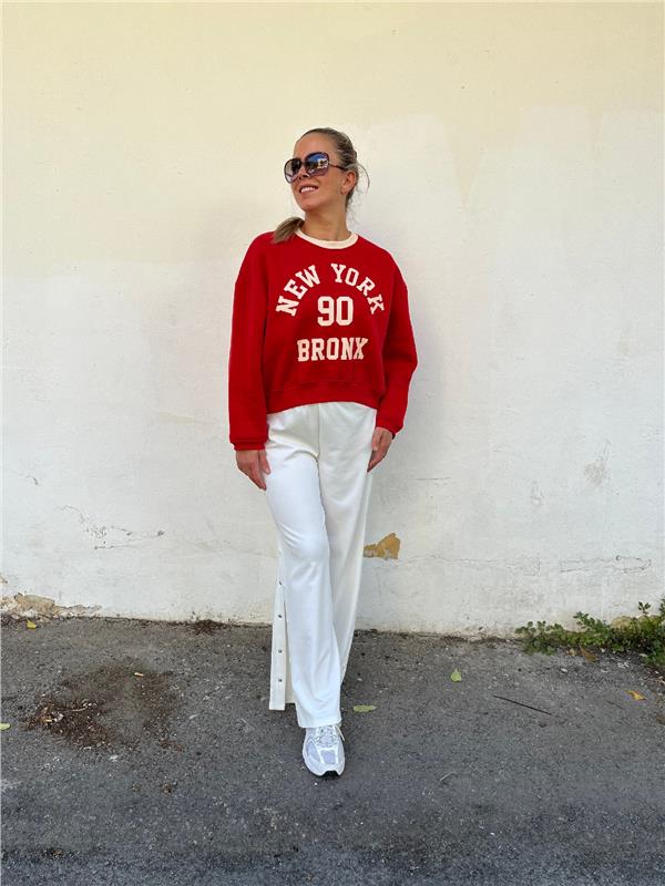 Baskı Detaylı Sweatshirt