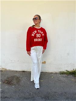 Baskı Detaylı Sweatshirt