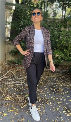 Beli Lastik Detaylı Pantolon