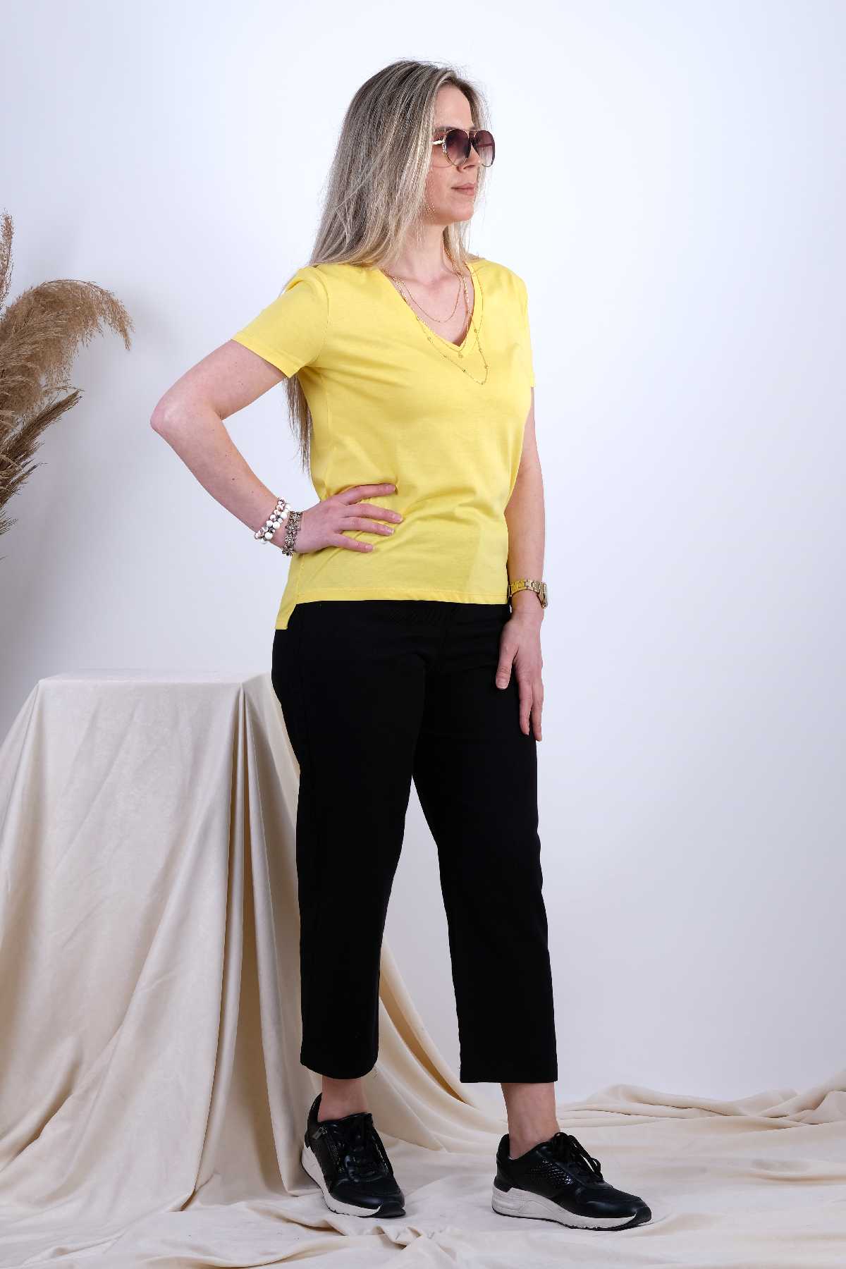 Yüksek Bel Mom Pantolon