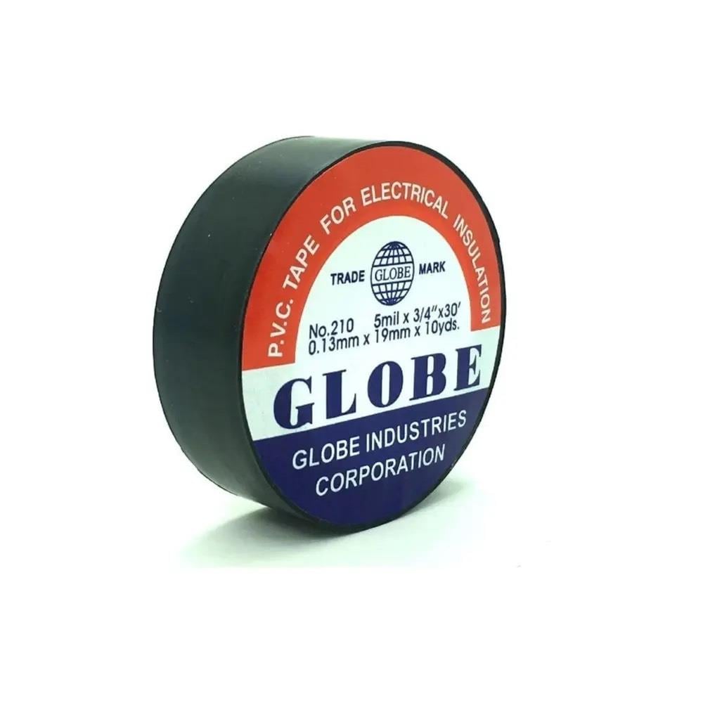 Arapuar-Duy-AmpulGLOBE IZOLE BANT SİYAH ELEKTRİK BANDI 19 MM x 10 METRE 1 ADET
