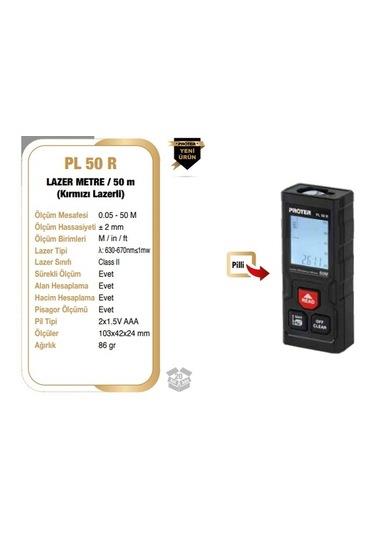 Dijital Ölçü AletleriPROTER PL 50 R PİLLİ LAZER METRE 50 METRE