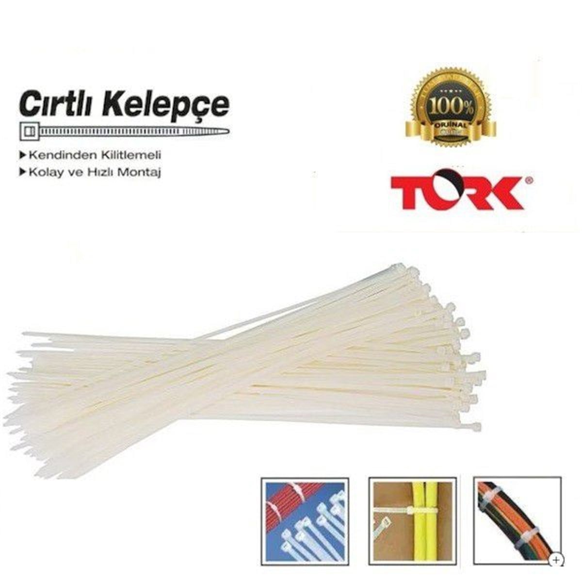 Elektrik Malzemeleri4.8x200mm CIRT KELEPÇE-KABLO BAĞI