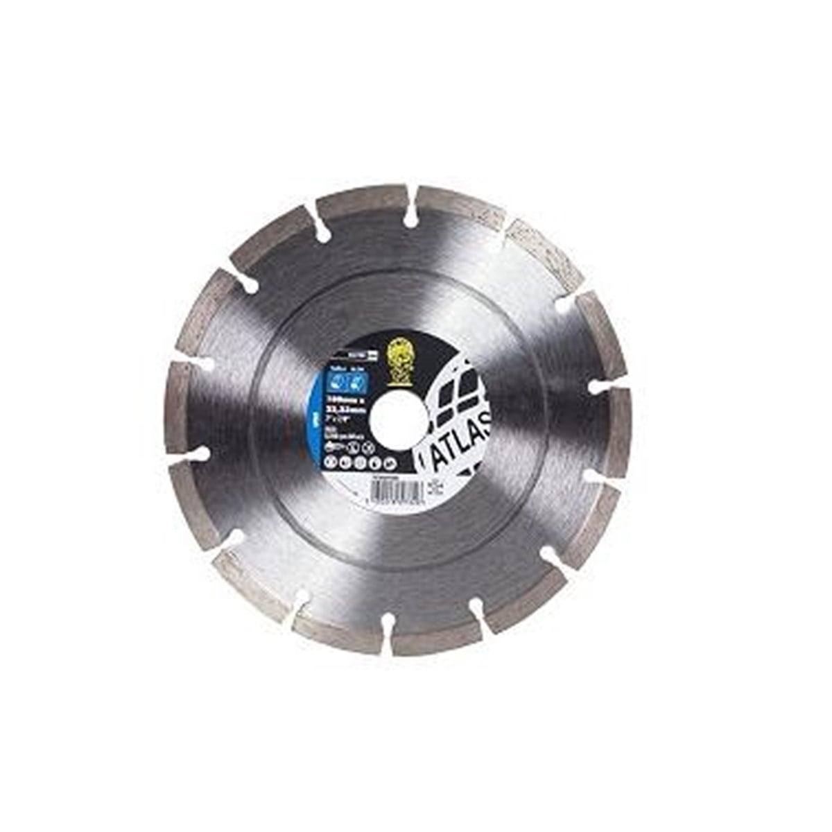 Hassas KesimATLAS UNI 180 MM ELMAS TESTERE TUĞLA BETON TAŞ KESİCİ DİSK