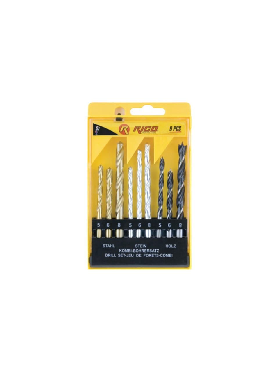 Hss Matkap Uçları ve SetlerRİCO 009-RC1105 9 PARÇA MATKAP UCU SETİ