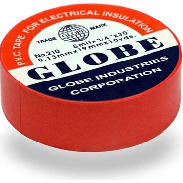 Maskeleme ve İzole BantlarGLOBE IZOLE BANT KIRMIZI ELEKTRİK BANDI 19 MM x 10 METRE 1 ADET