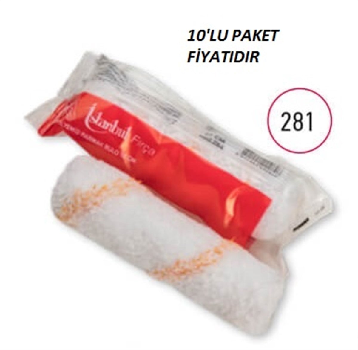Rulo Çeşitleri10 cm POLYEMID PARMAK RULO YEDEĞİ 10'LU PAKET