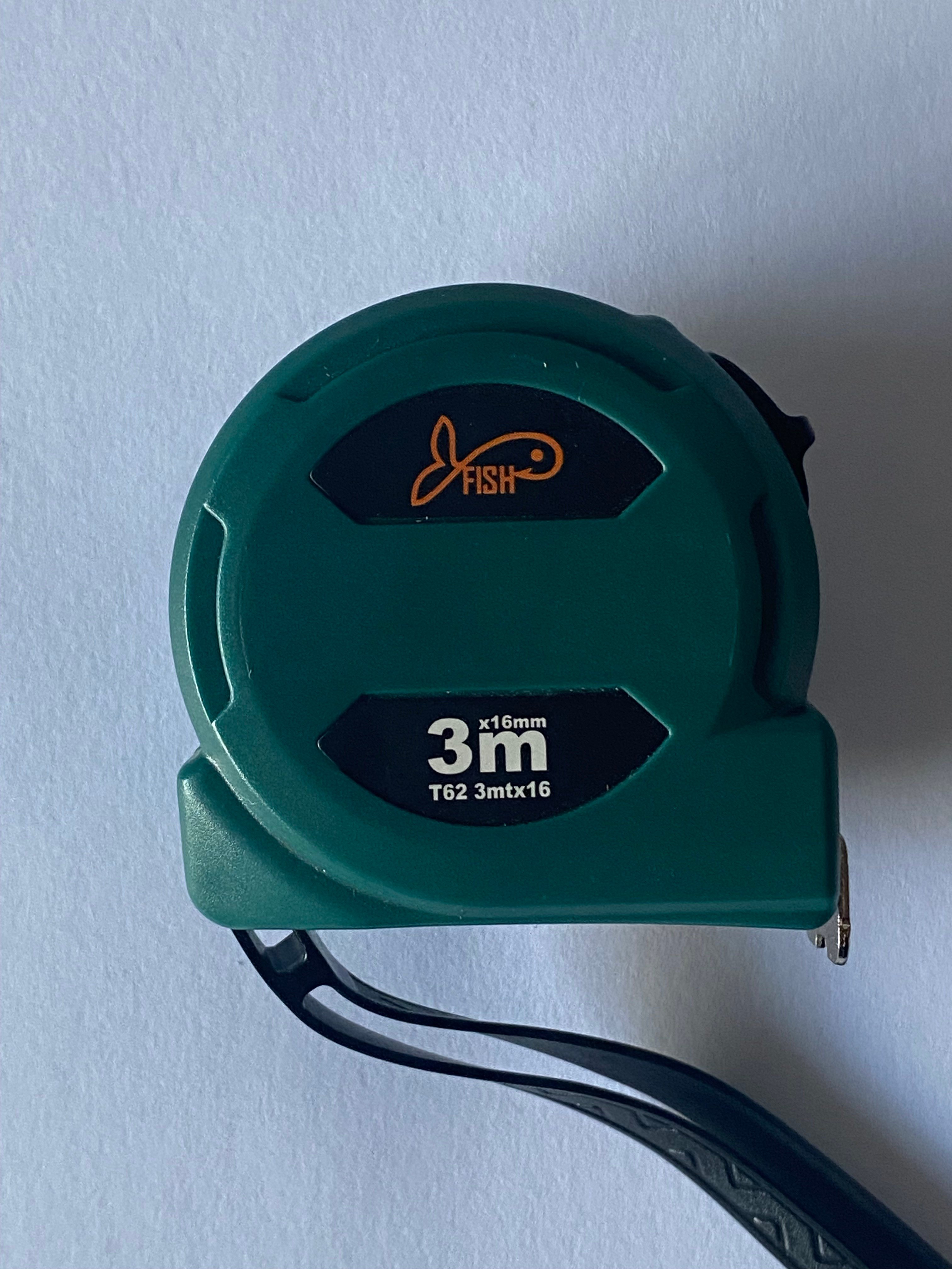 Şerit MetrelerFİSH ÇELİK ŞERİT METRE 3 MT X 16 MM