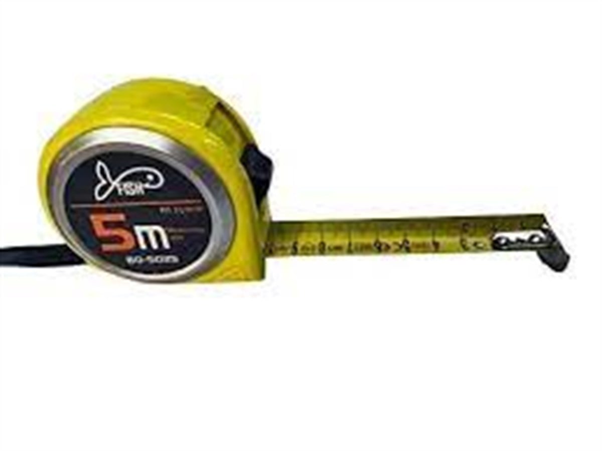 Şerit MetrelerFish Çelik Şerit Metre, 5 mt x 25 mm