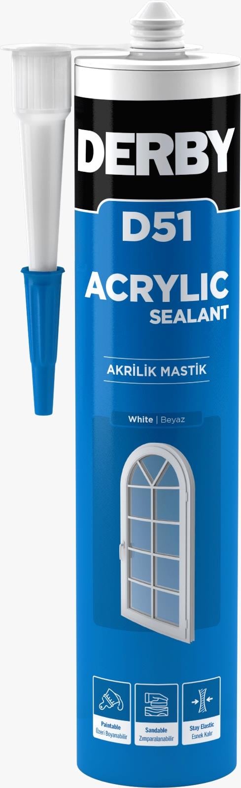 Silikon-Mastik-KöpükD51 ACRYLIC MASTİK