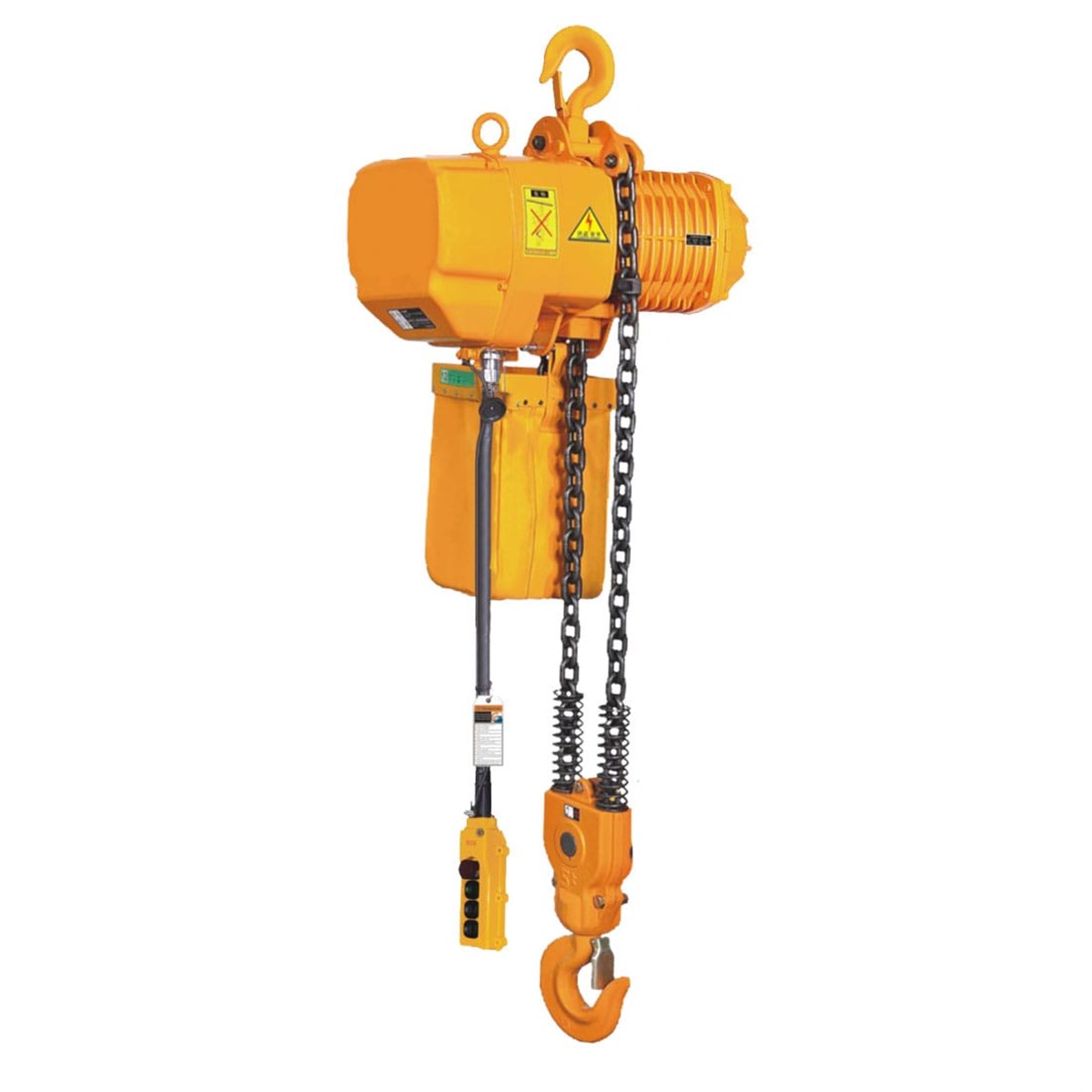 Vinçler ve Caraskallar2 TON KANCA TİPİ ELEKTRİKLİ ZİNCİRLİ VİNÇ
