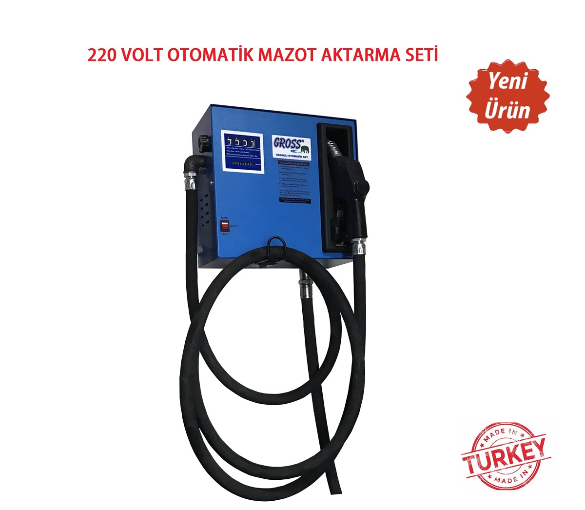 220 Volt Otomatik Mazot Aktarma Pompası