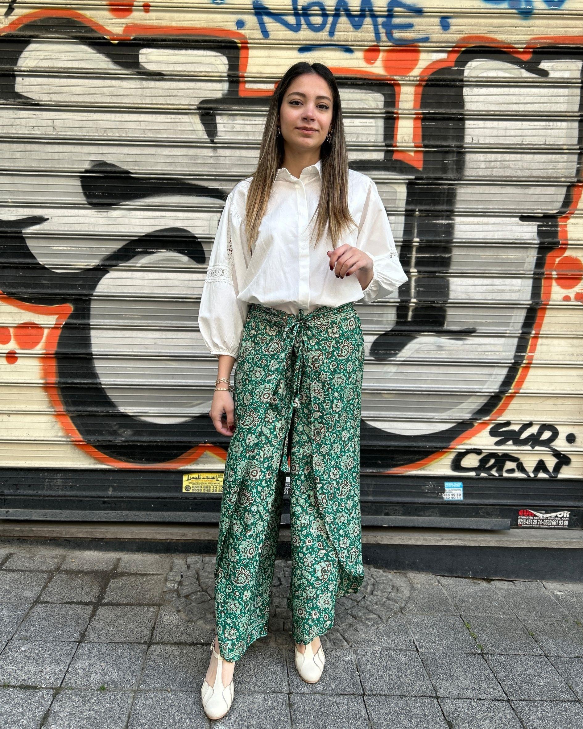 Paisley Desenli Etek/Pantolon