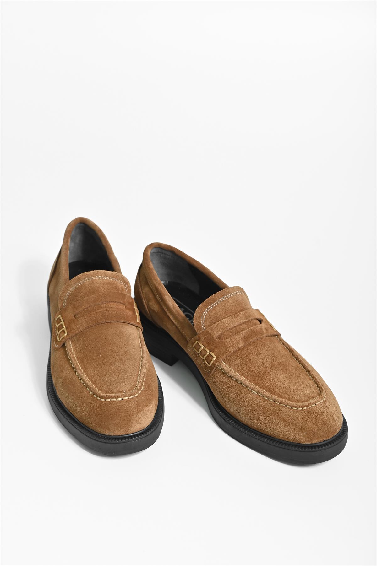 6254 KADIN TABA SÜET LOAFER