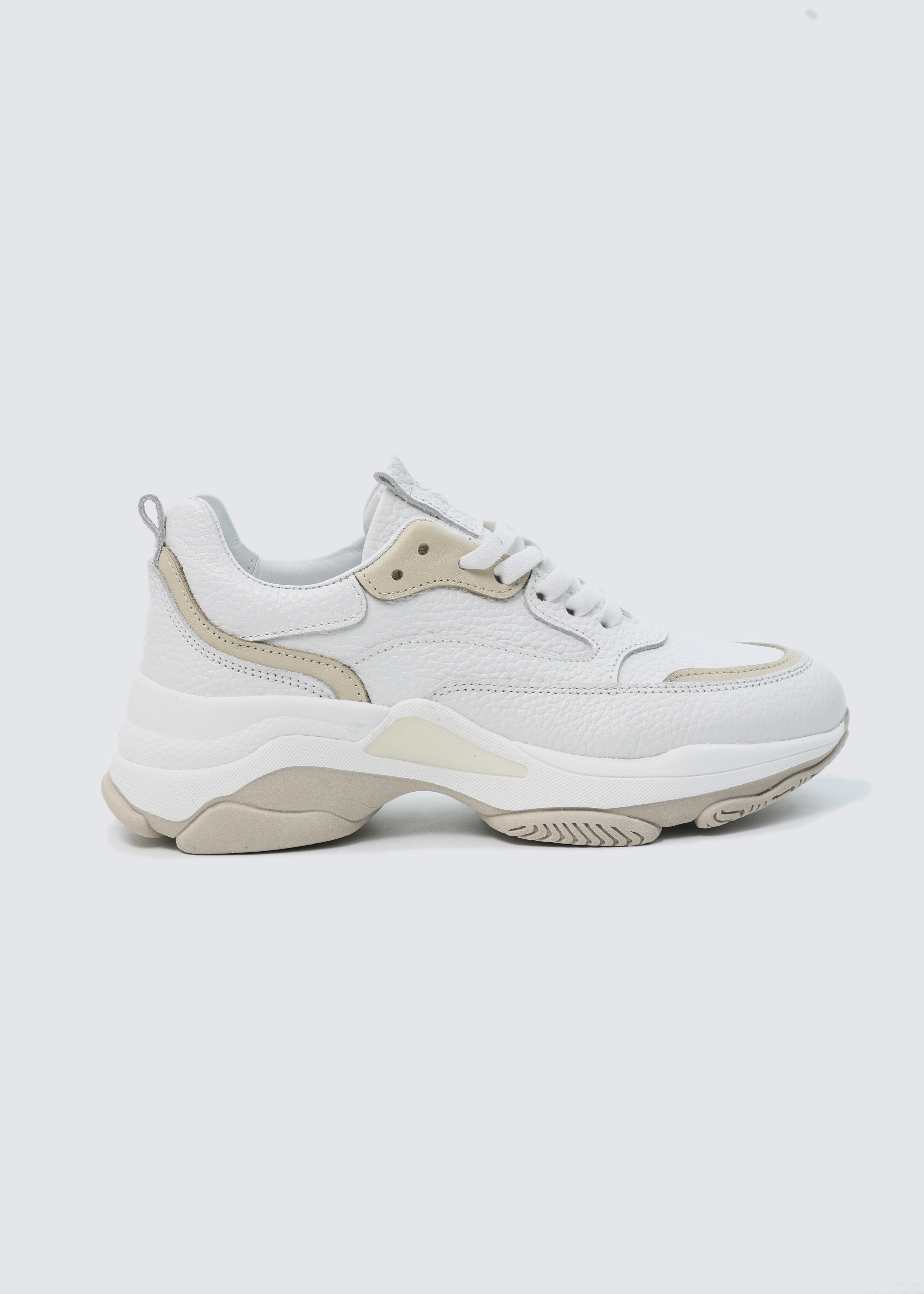 7183 BEYAZ DERİ SNEAKER